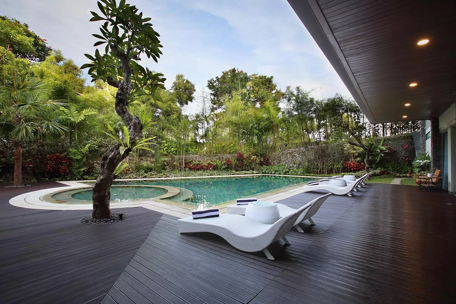 Swimming pool in Del Cielo Villa Jimbaran