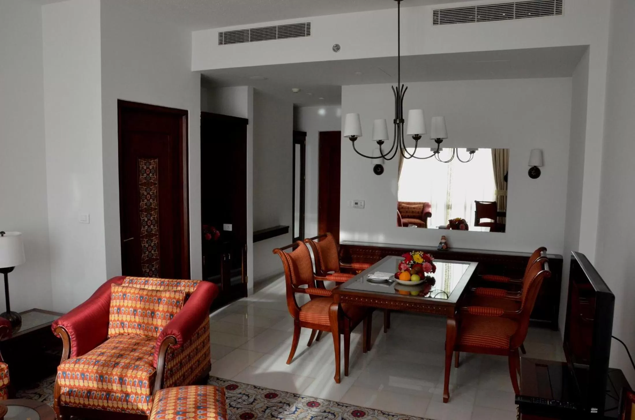 Dining area in Dushanbe Serena Hotel