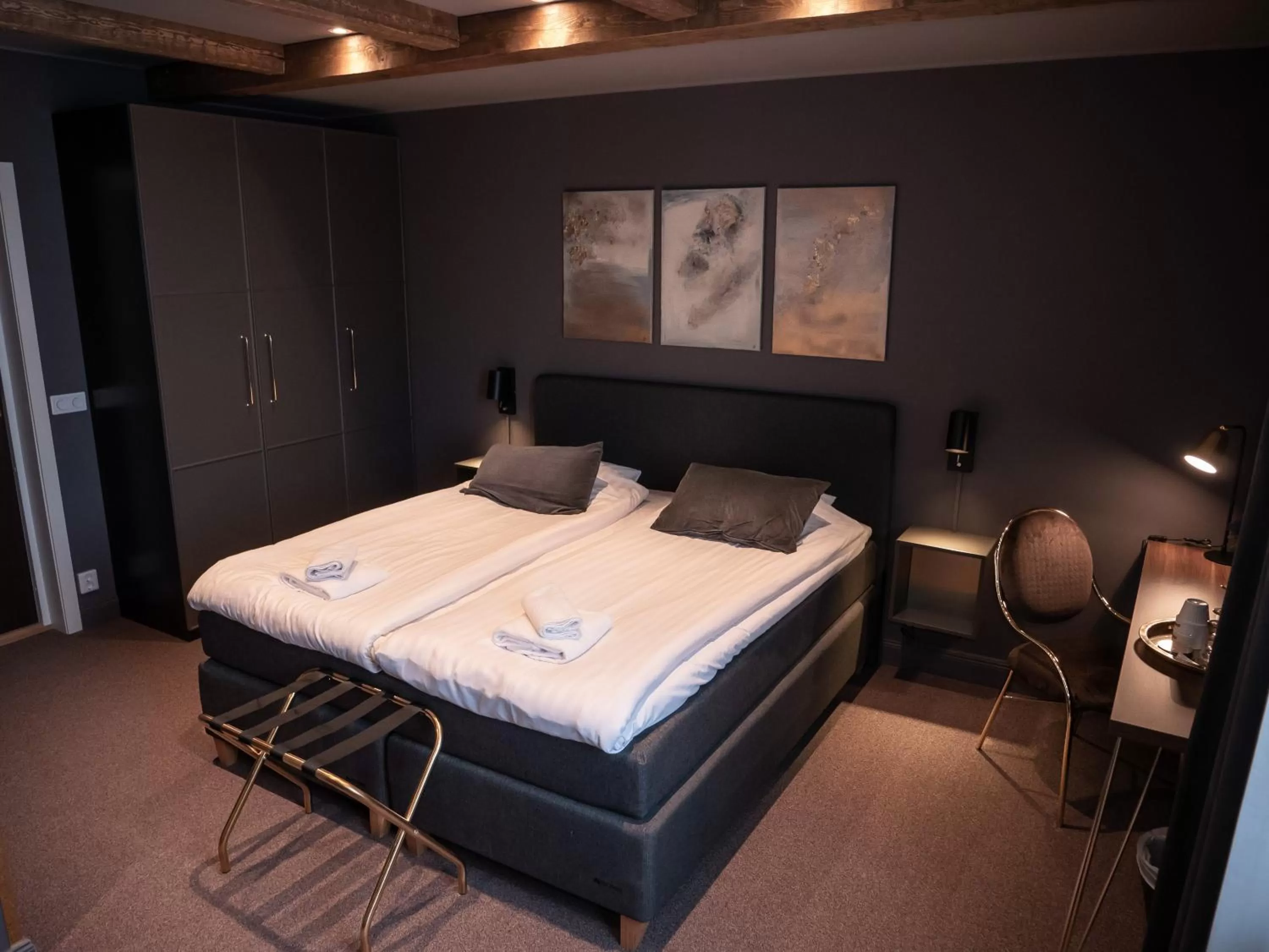 Bed in Hotell Gamla Staden