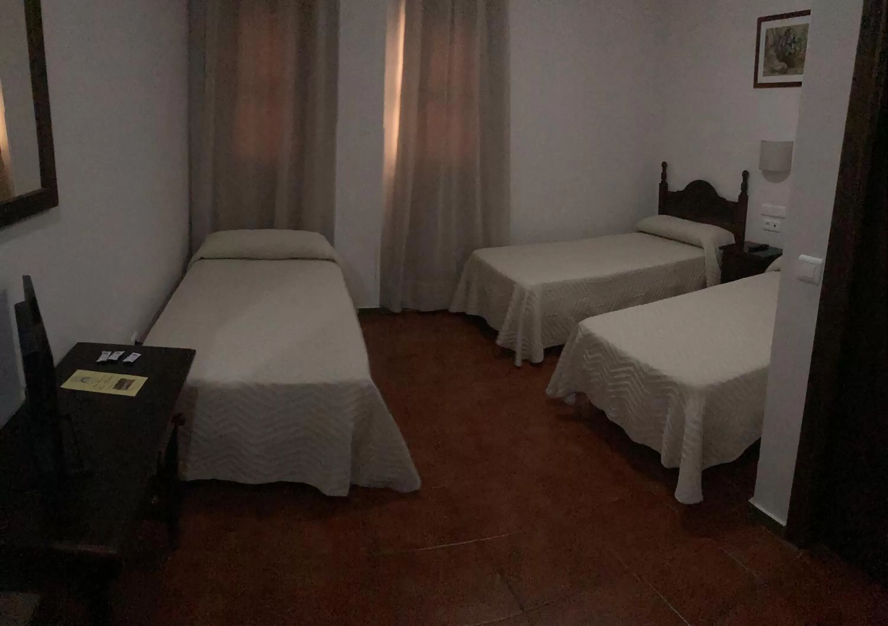 Bed in Hotel La Yedra