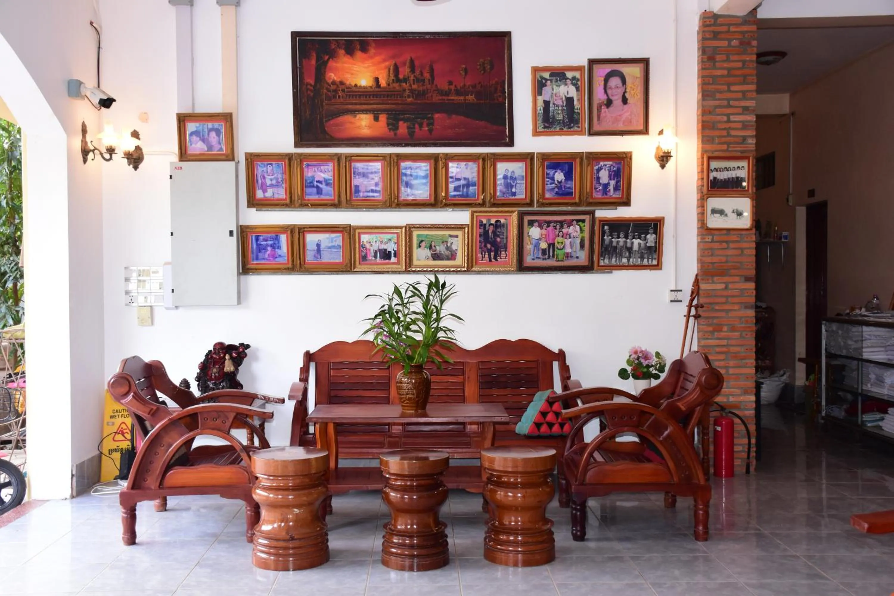 Seating area in Bou Savy Guesthouse