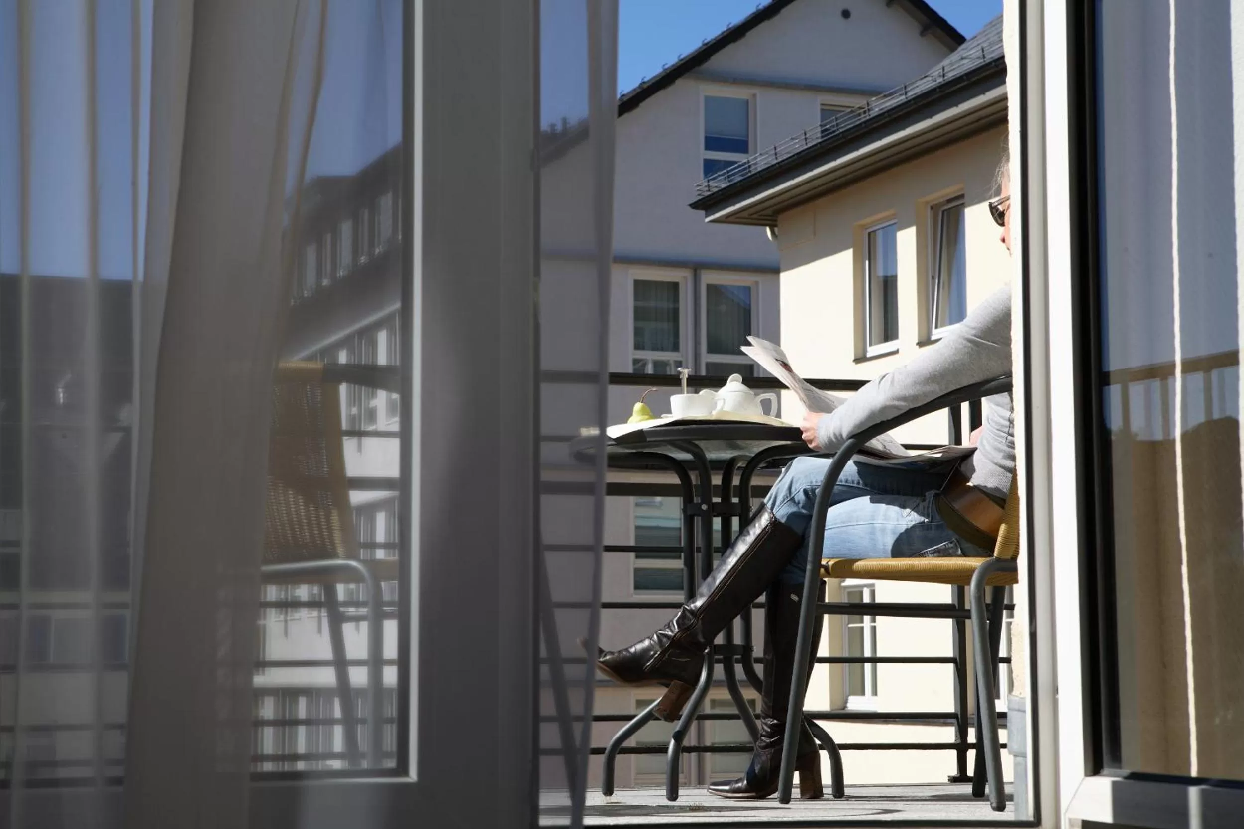 Balcony/Terrace in Hotel Niedersächsischer Hof