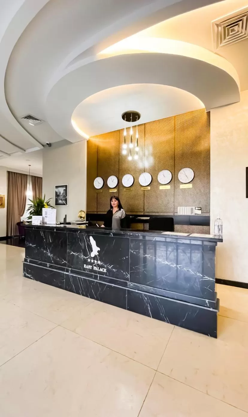 Staff, Lobby/Reception in East Palace Hotel