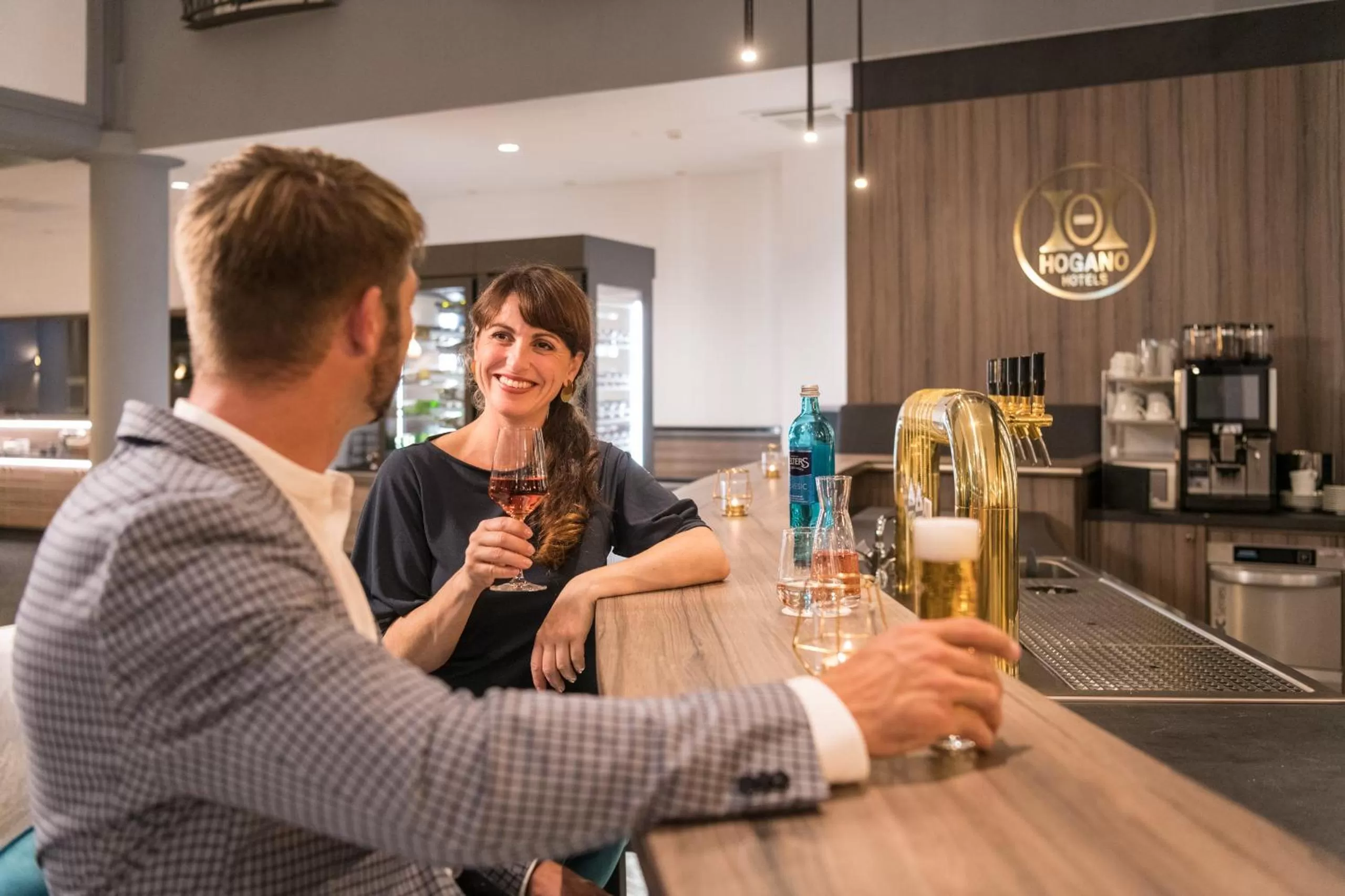 Lounge or bar in Parkhotel Hachenburg