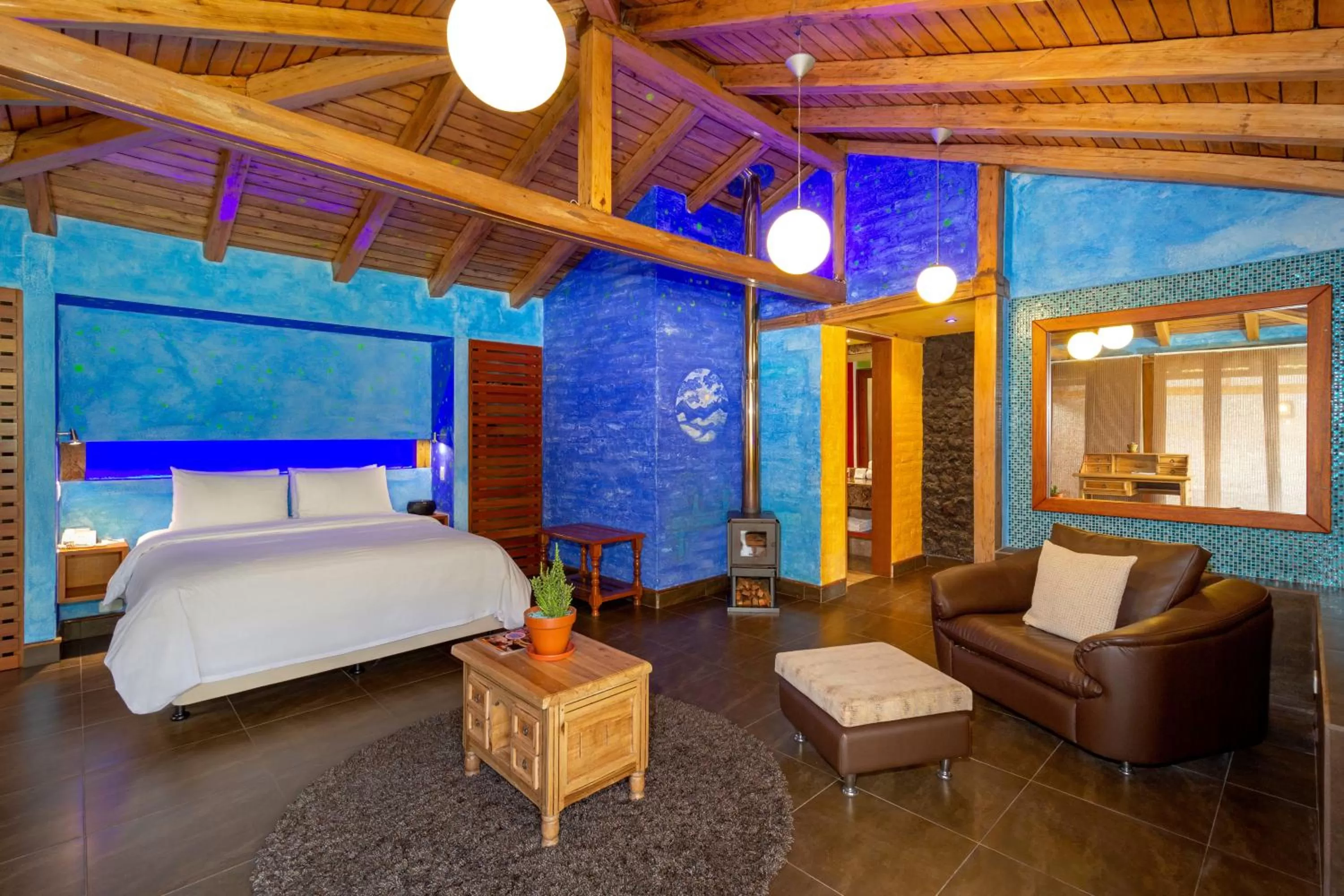 Bed in Luna Volcán, Adventure SPA