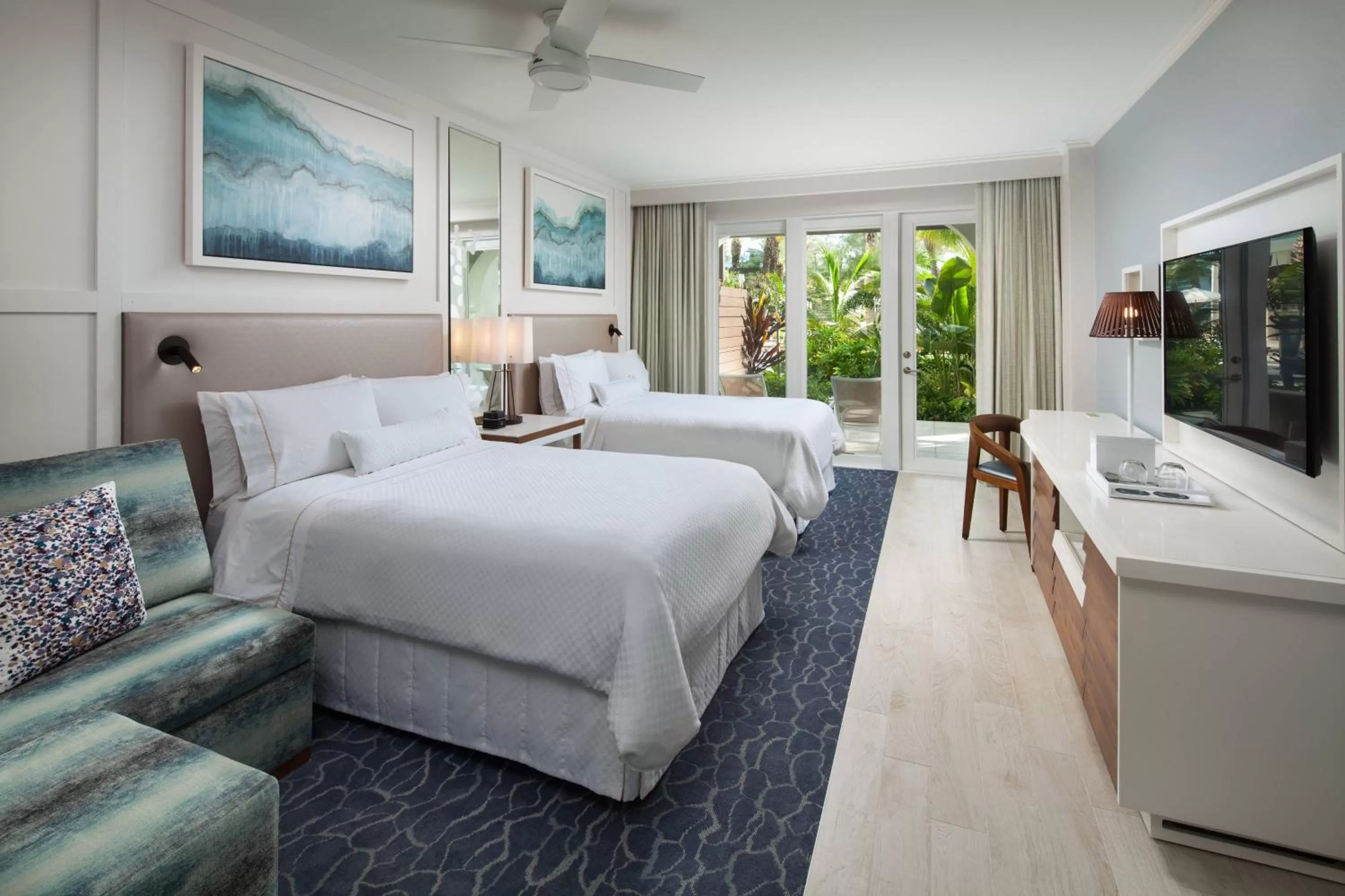 Swimming pool, Bed in The Westin Grand Cayman Seven Mile Beach Resort & Spa