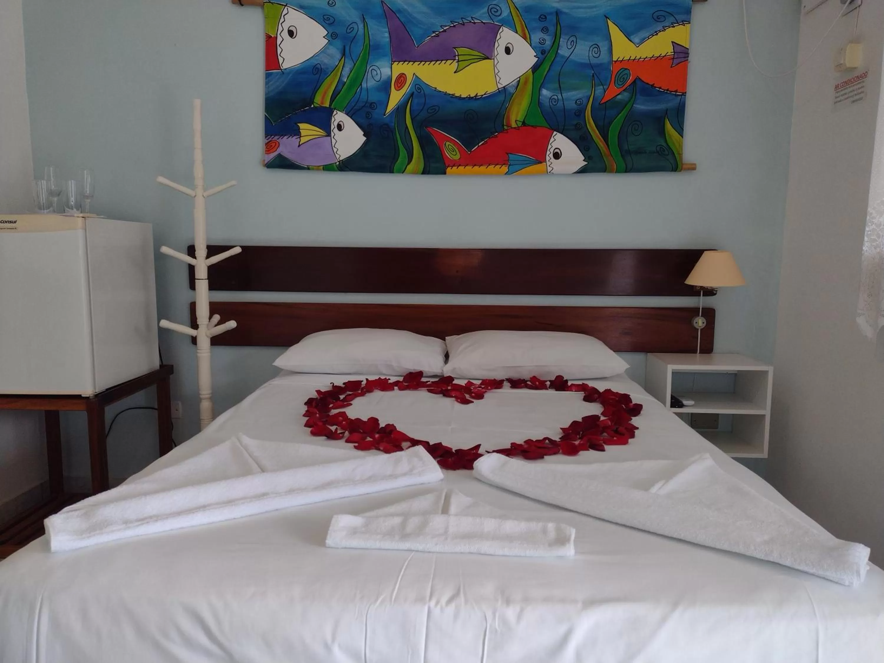 Bed in Pousada do Rei