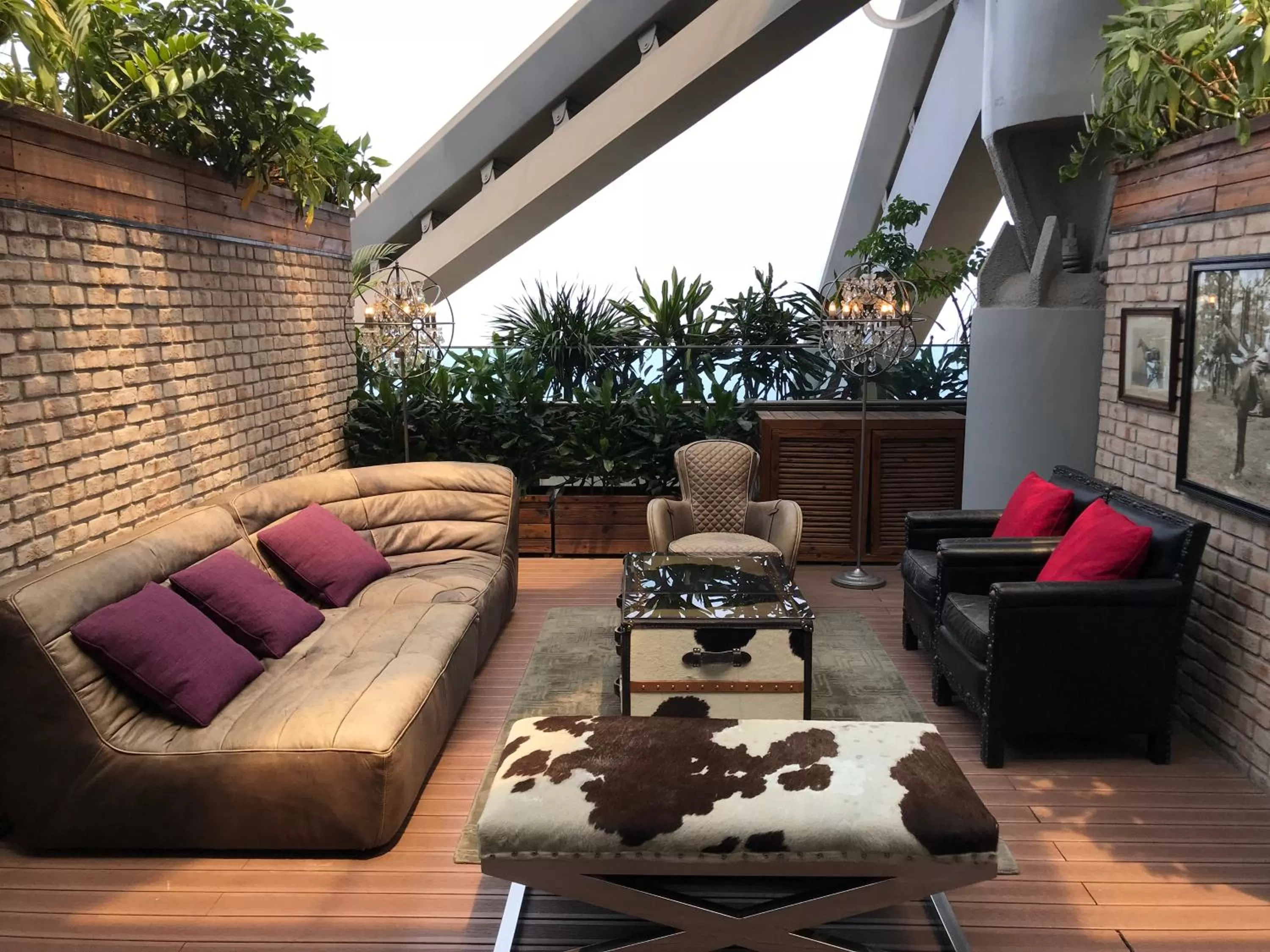 Balcony/Terrace in Hotel Éclat Beijing