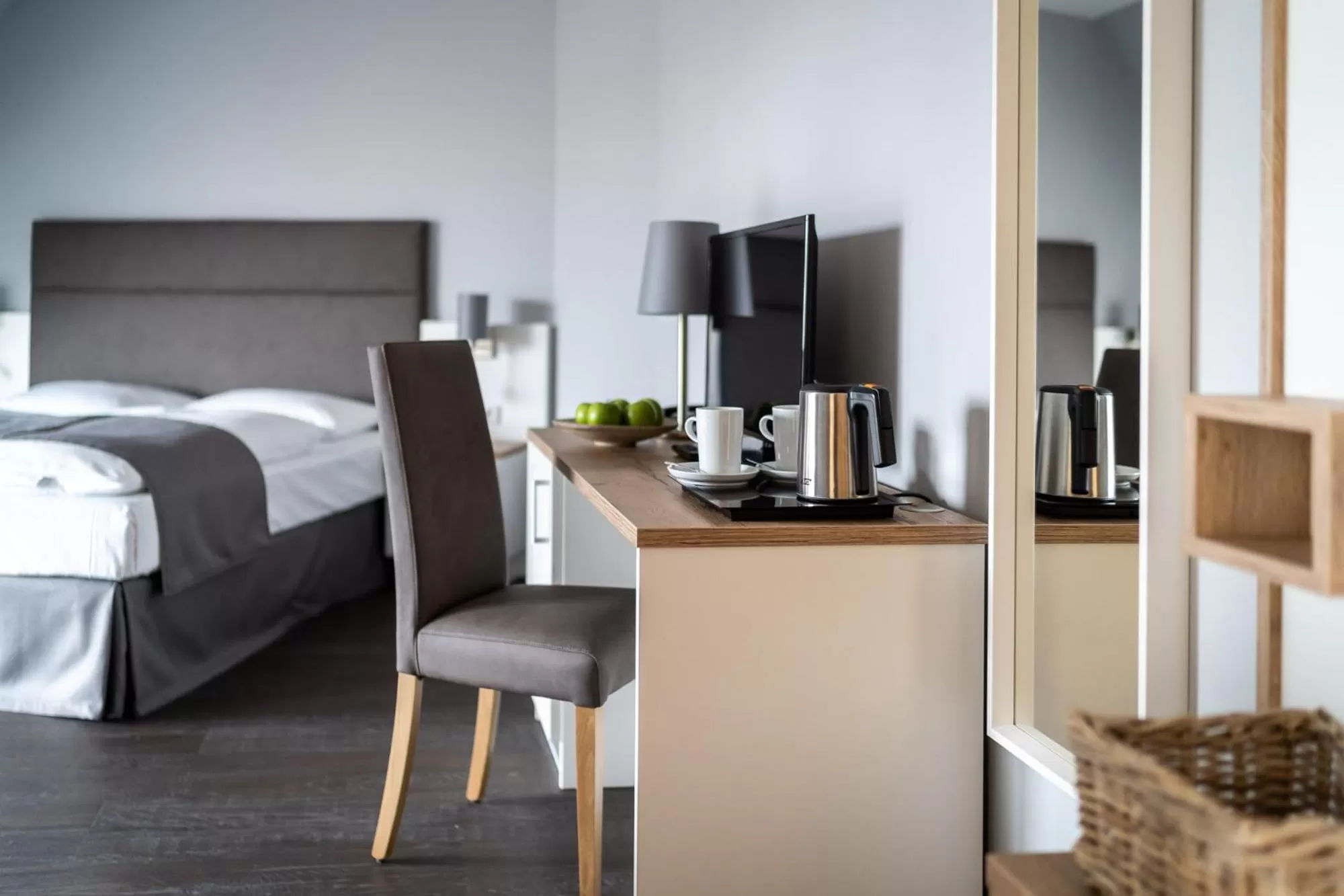 Photo of the whole room, Bed in Strandhafer Aparthotel