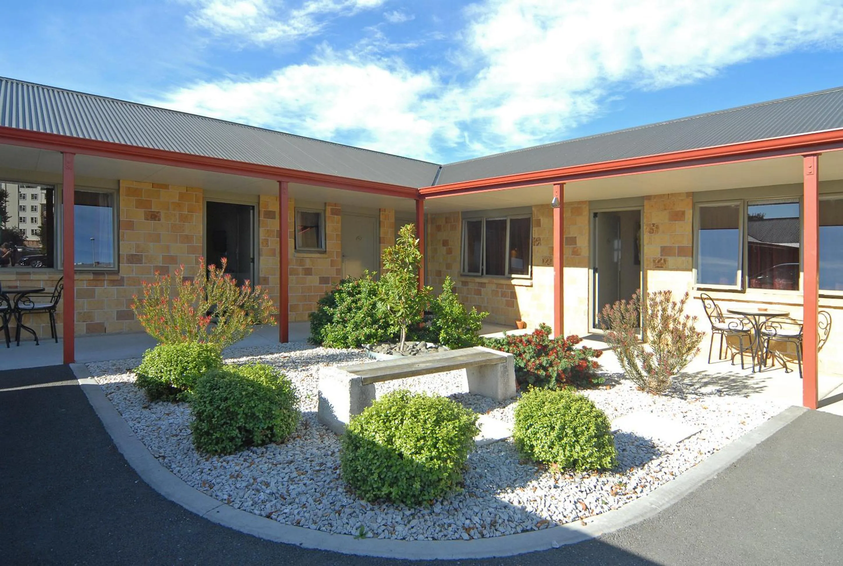Patio in Omahu Motor Lodge