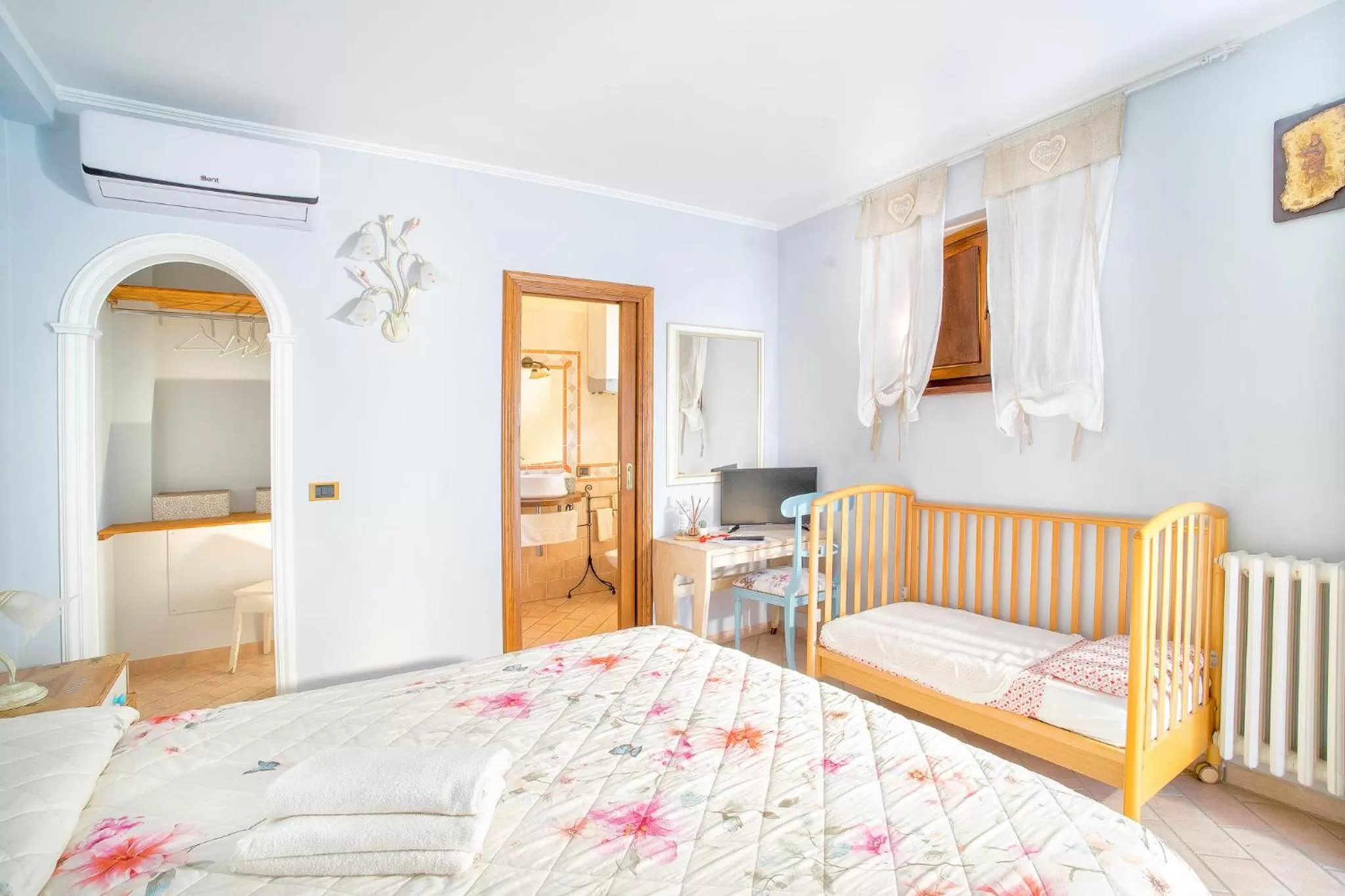 Bed in L'Agrifoglio di Assisi Residenza di Campagna