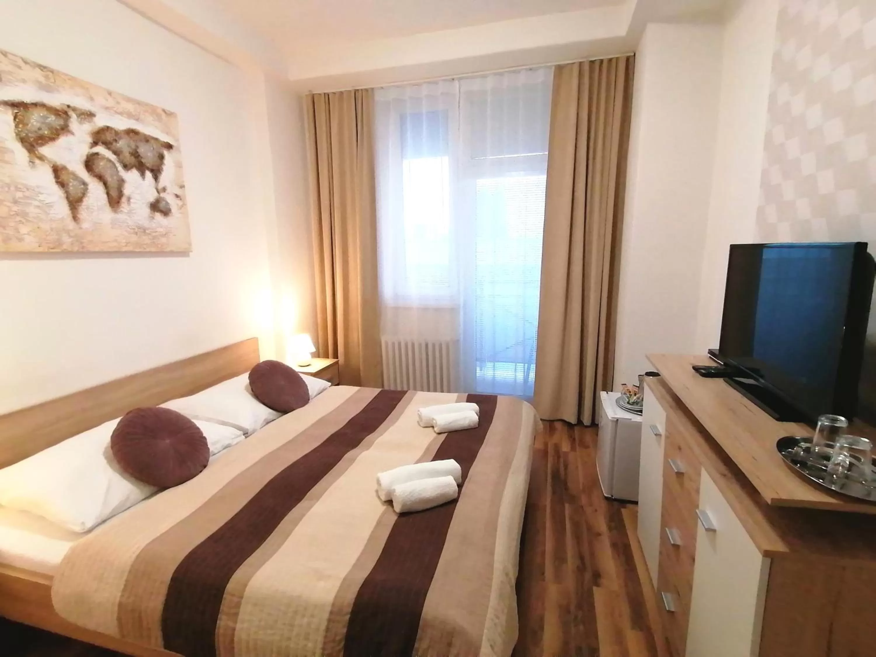 Decorative detail, Bed in Agro Complex Apartments