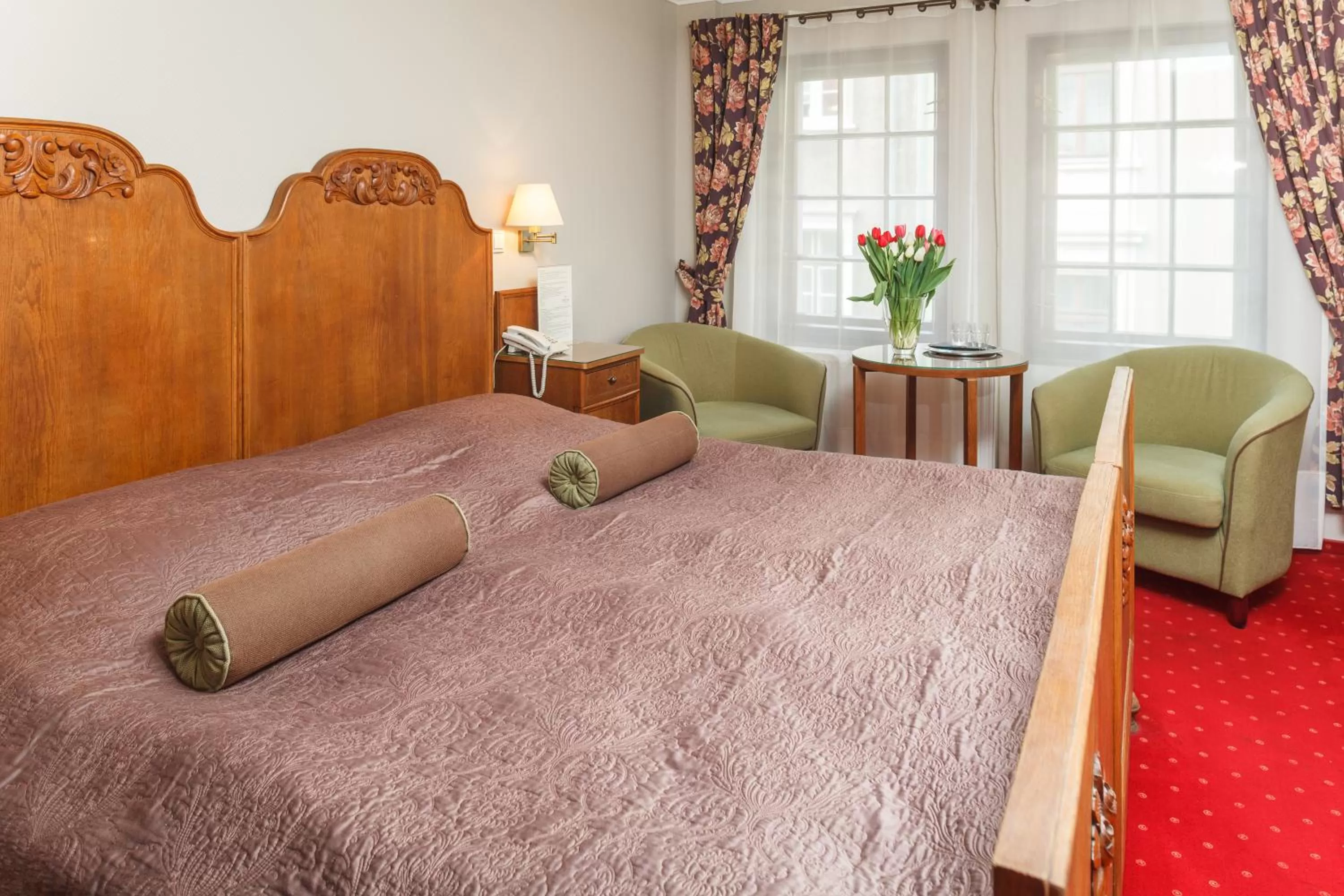 Bed in Hotel Czarna Róża