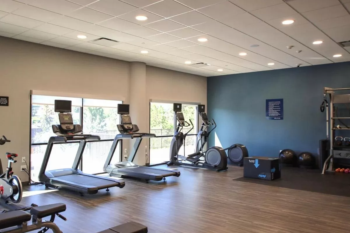 Fitness centre/facilities in Hampton Inn Lead