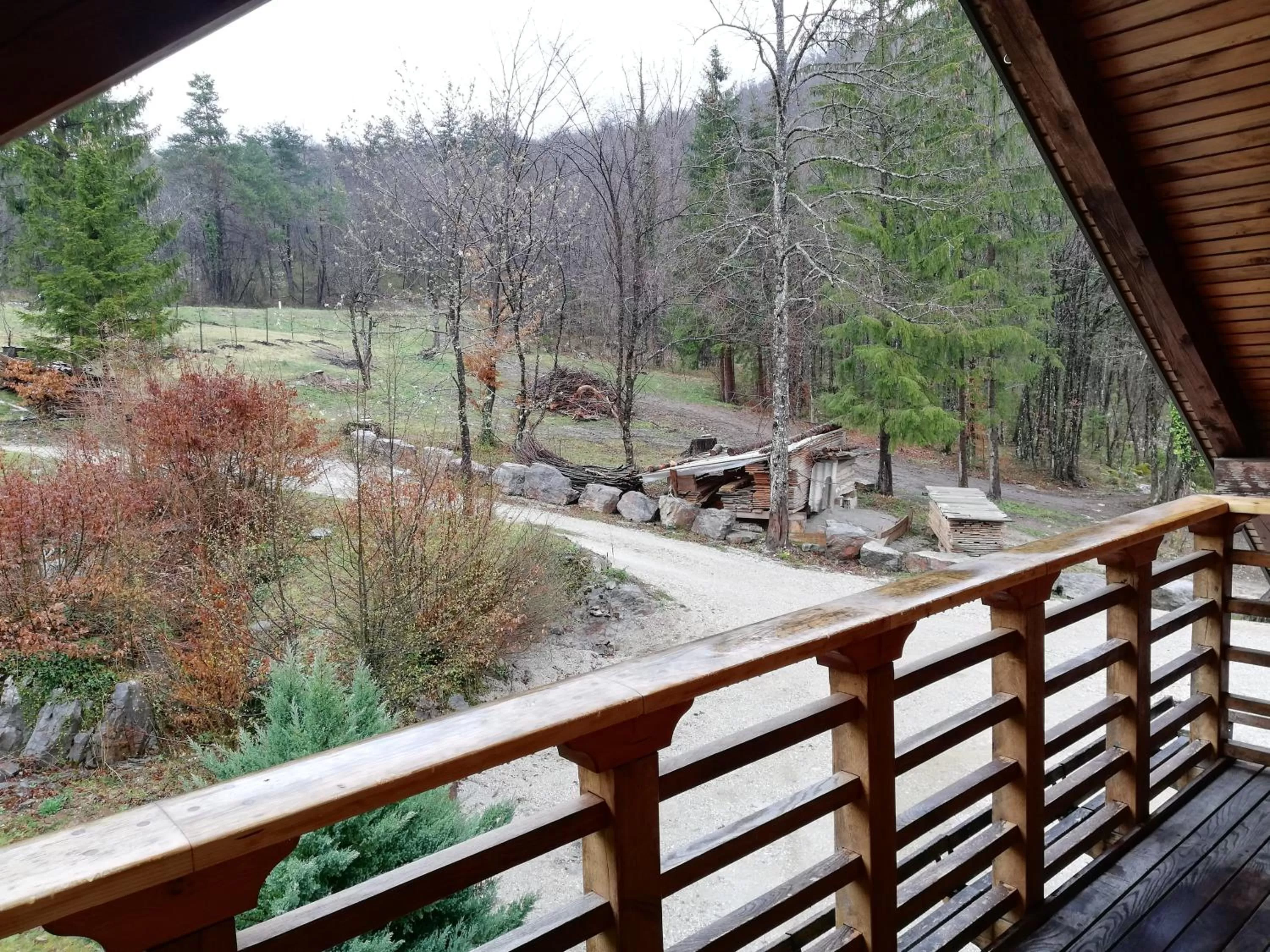 View (from property/room), Balcony/Terrace in Miškar Rooms
