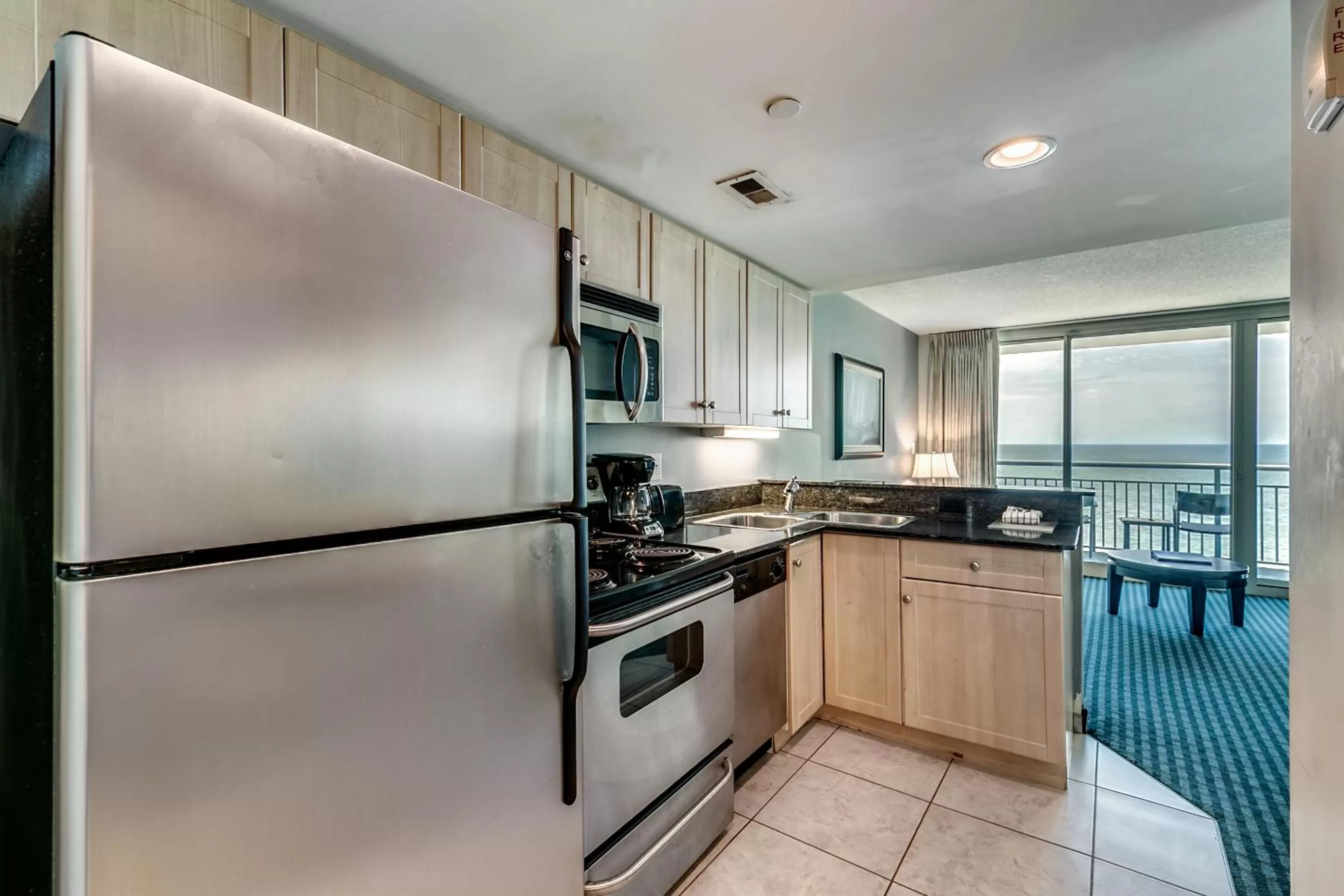 Kitchen or kitchenette in Oceans One Resort