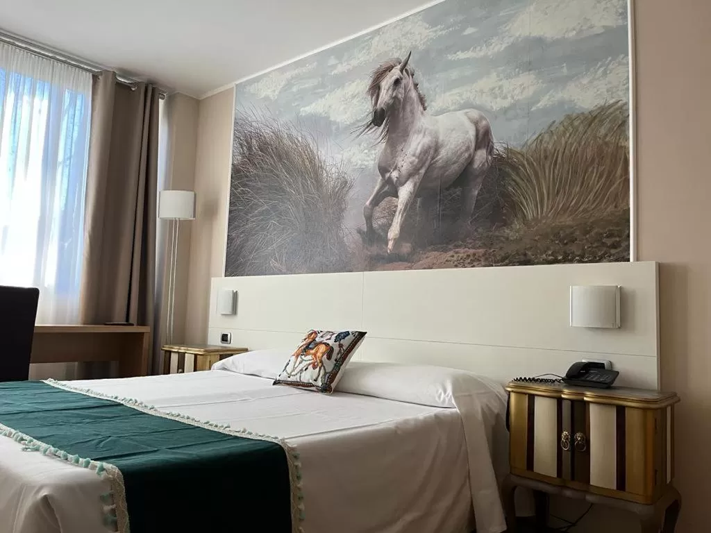 Bed in Hotel Sporting Brugherio