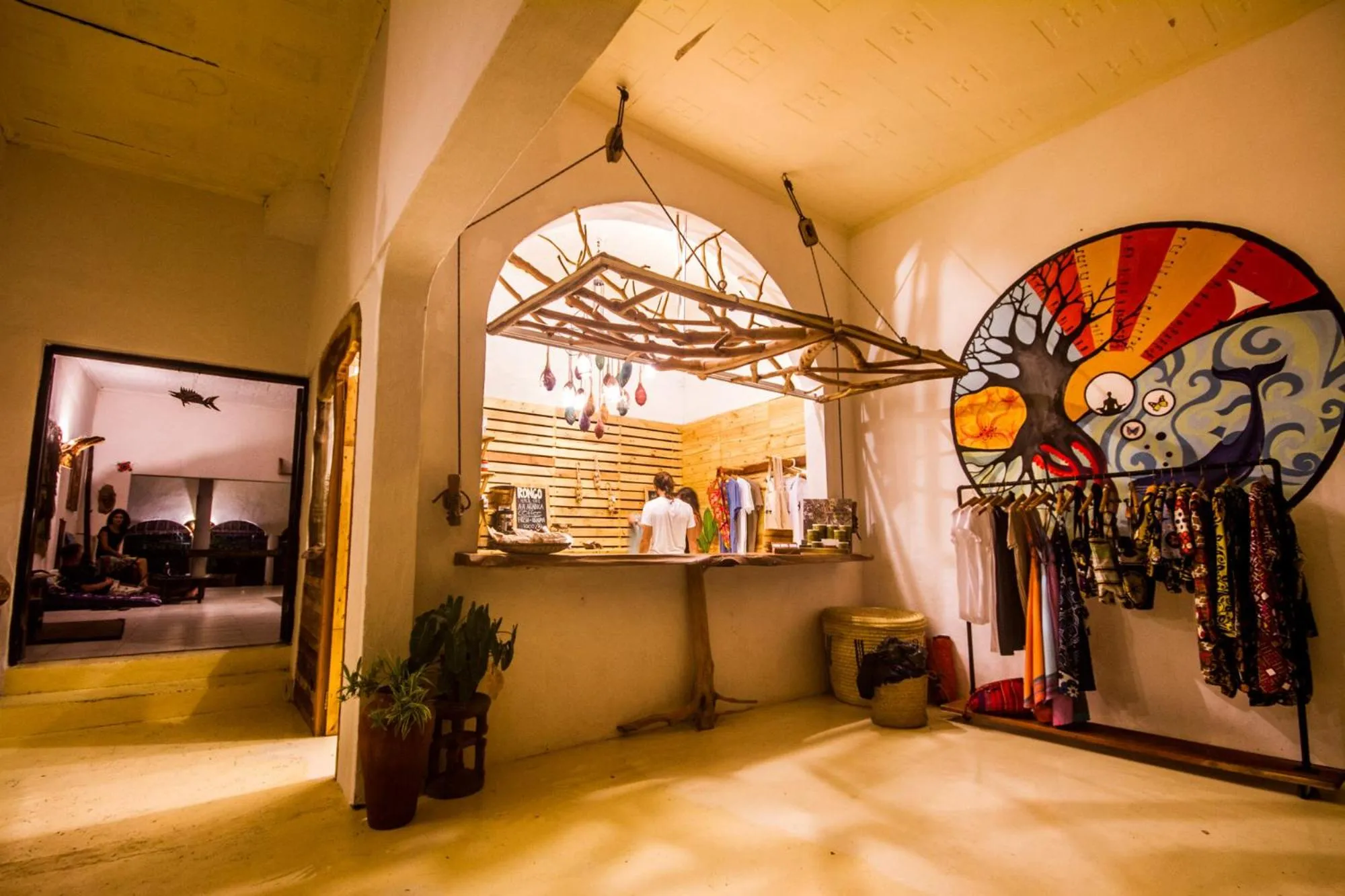 Lobby or reception in Distant Relatives Ecolodge & Backpackers