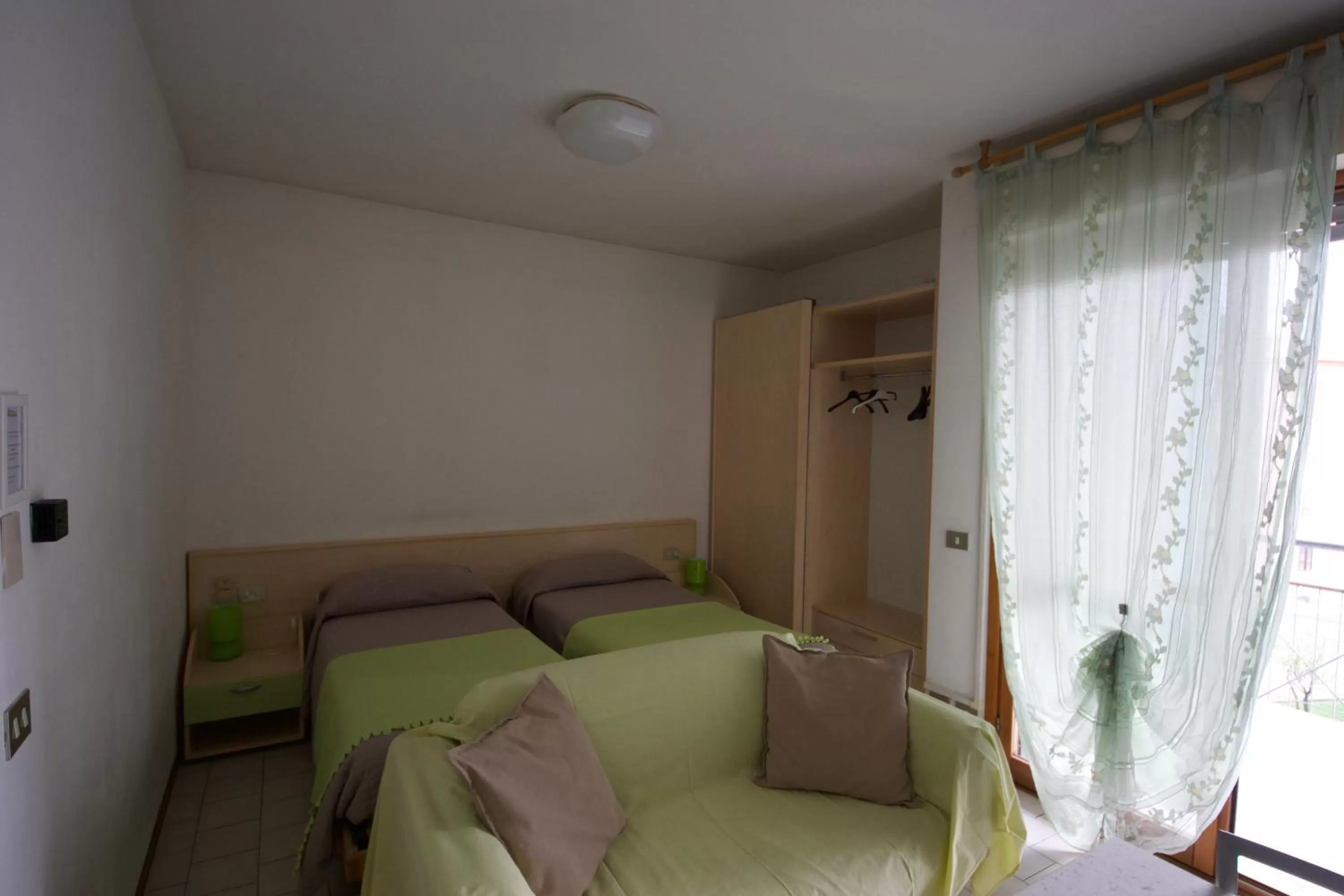 Bedroom, Bed in Parmigianino Apartments