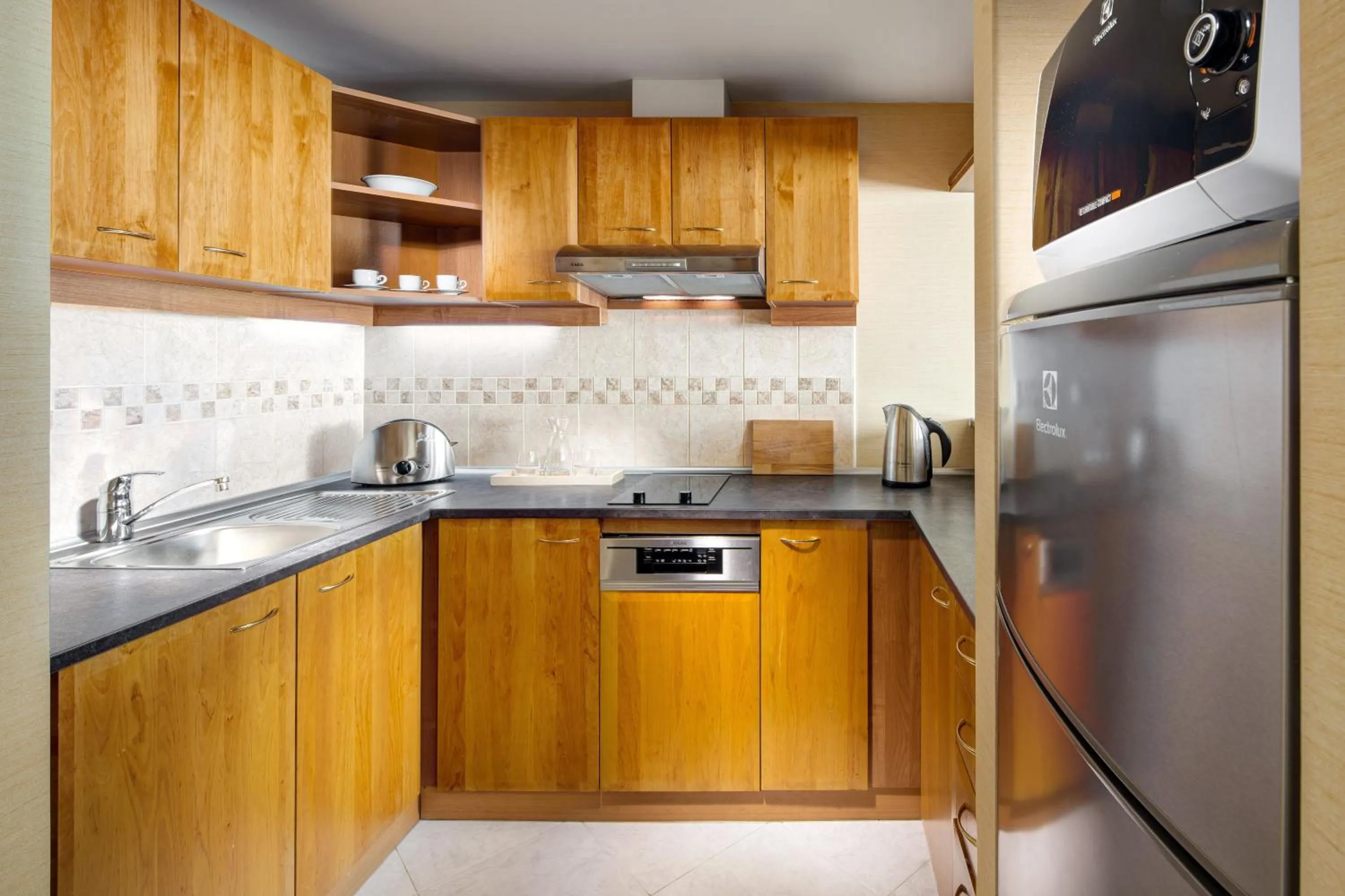 kitchen in Mamaison Residence Downtown Prague