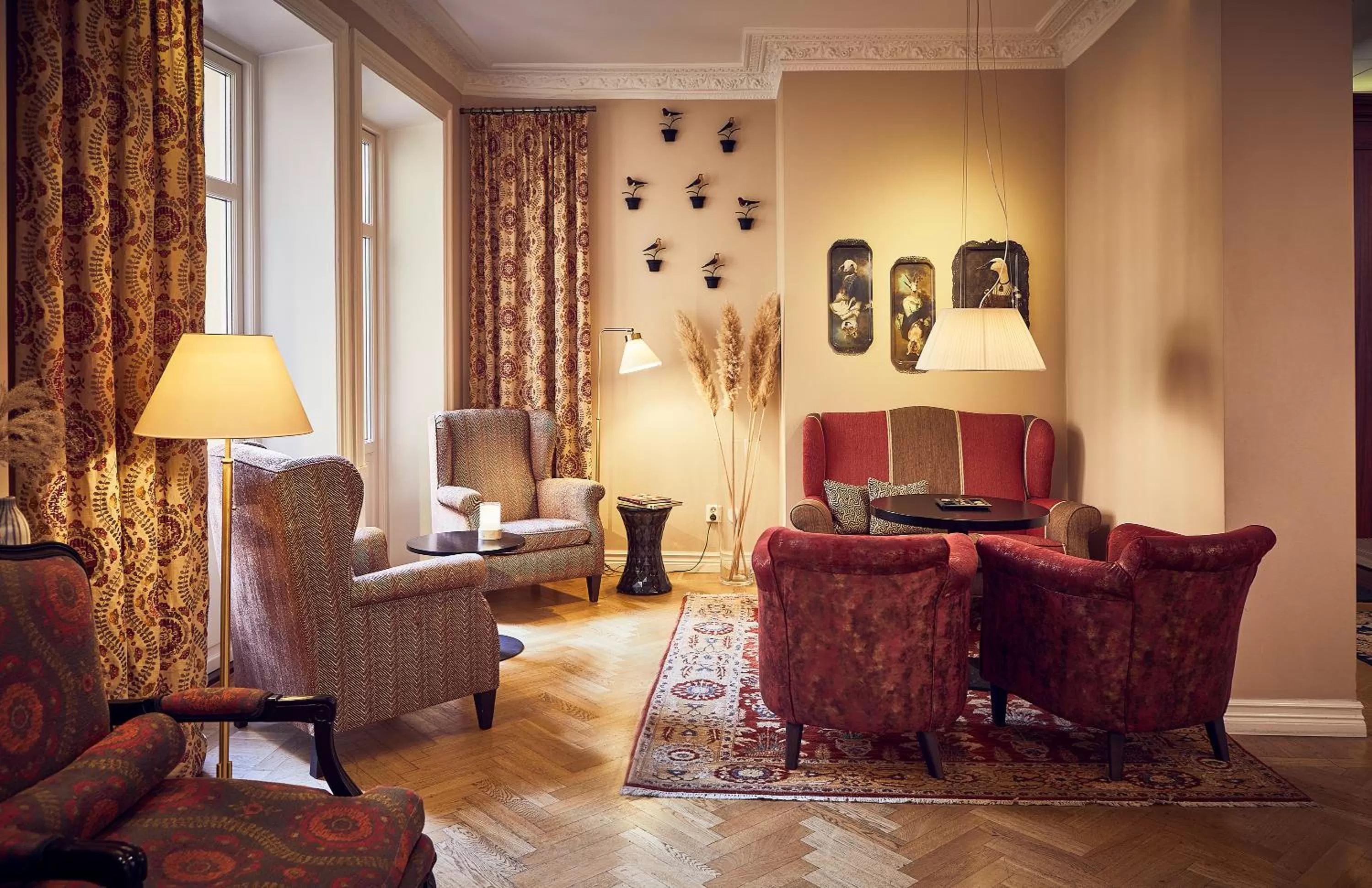 Seating area in Hotel Royal