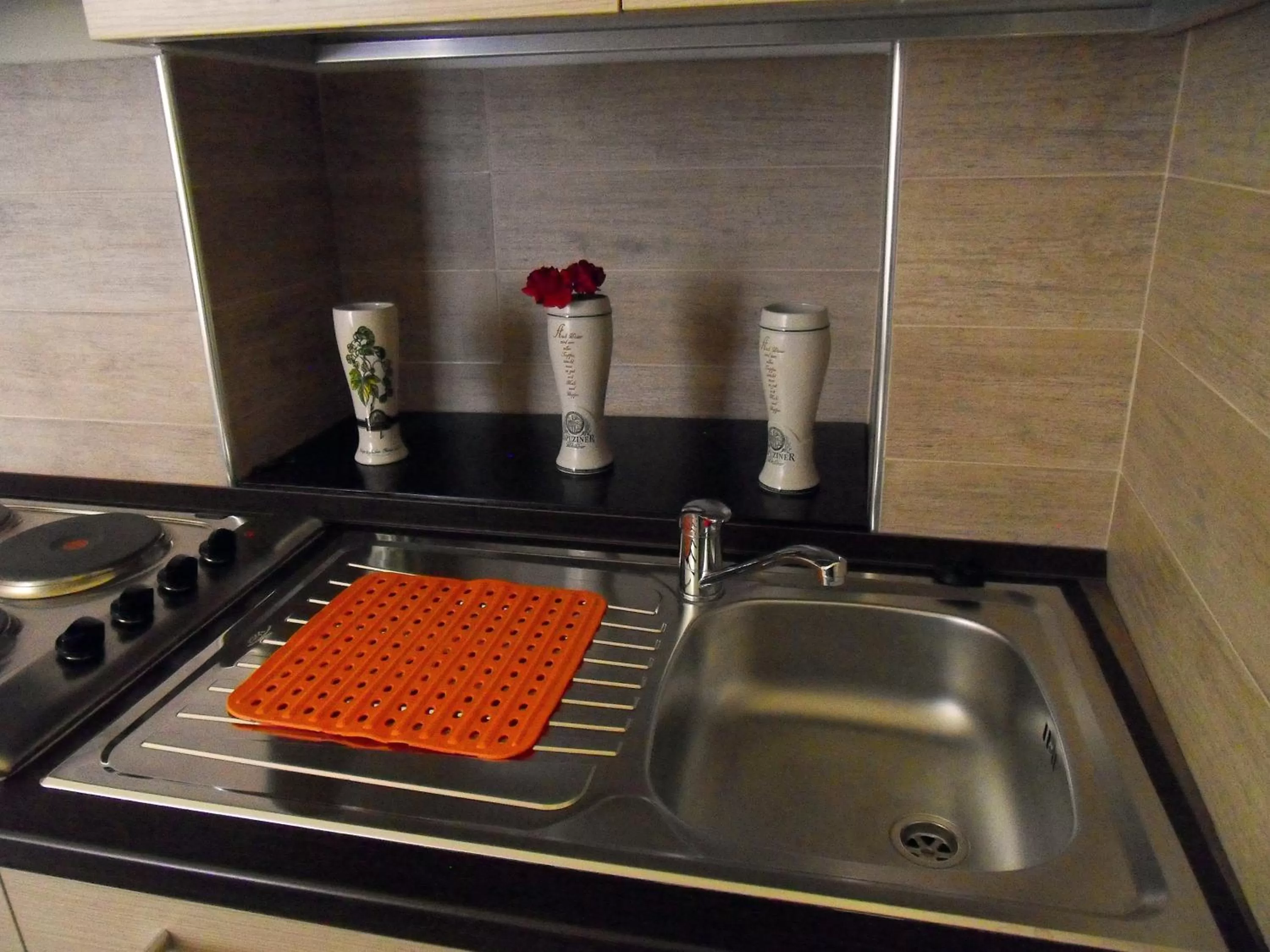 Kitchen or kitchenette in Albergo Diffuso Dimora Rossi B&B