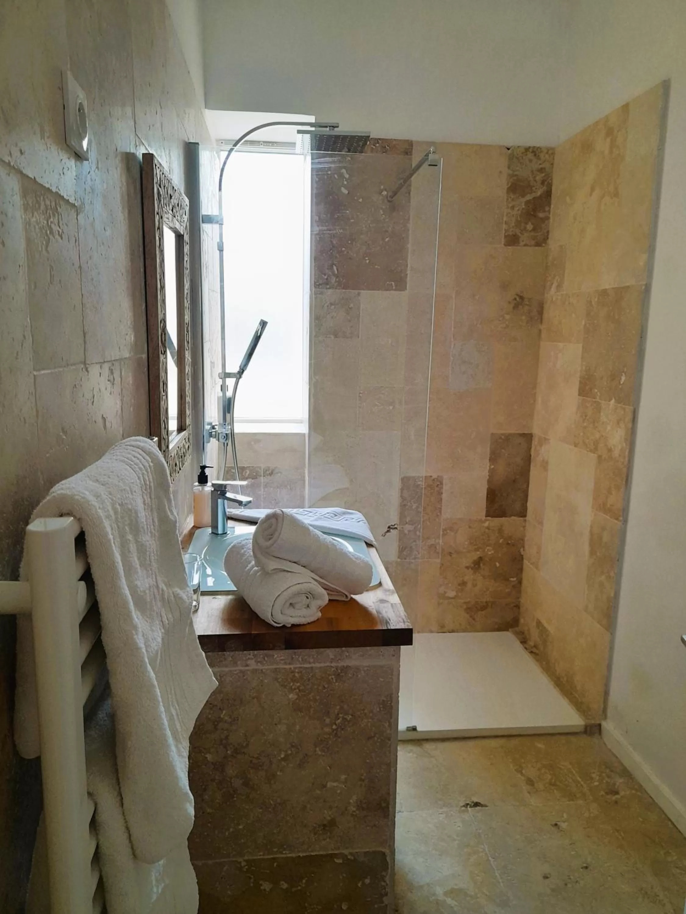 Shower in Palazzo Pisani Malta Boutique and SPA