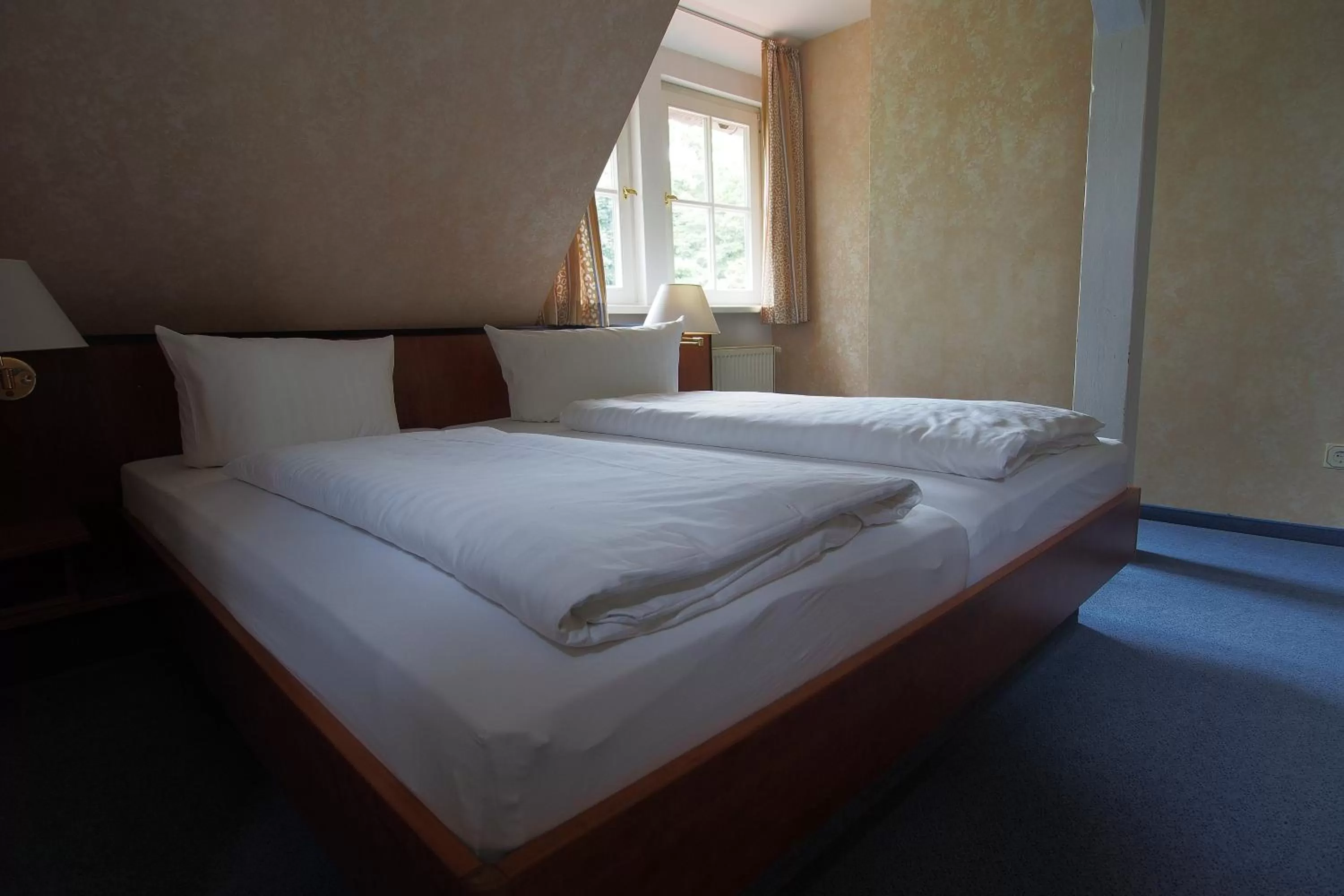 Bed in Hotel Schlossvilla Derenburg