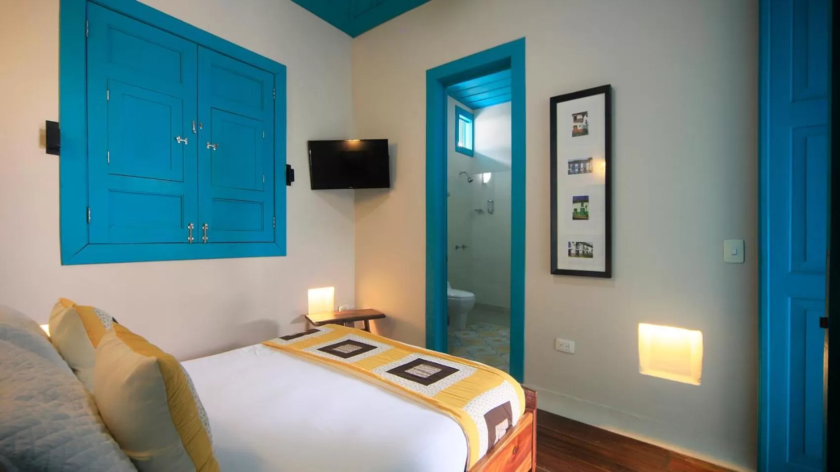 Bed in Casa de las Dos Palmas