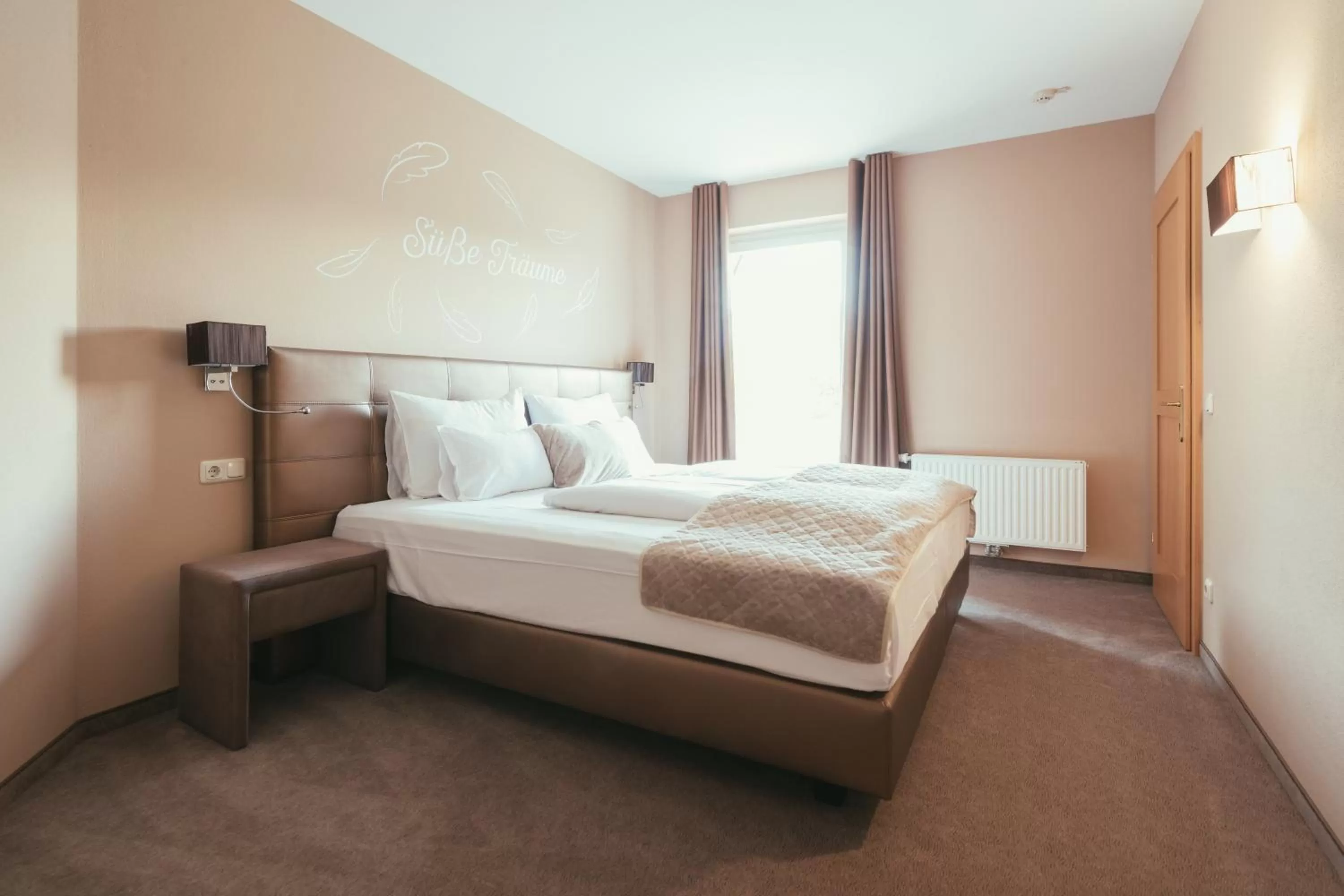 Bed in Hotel Schlafgut