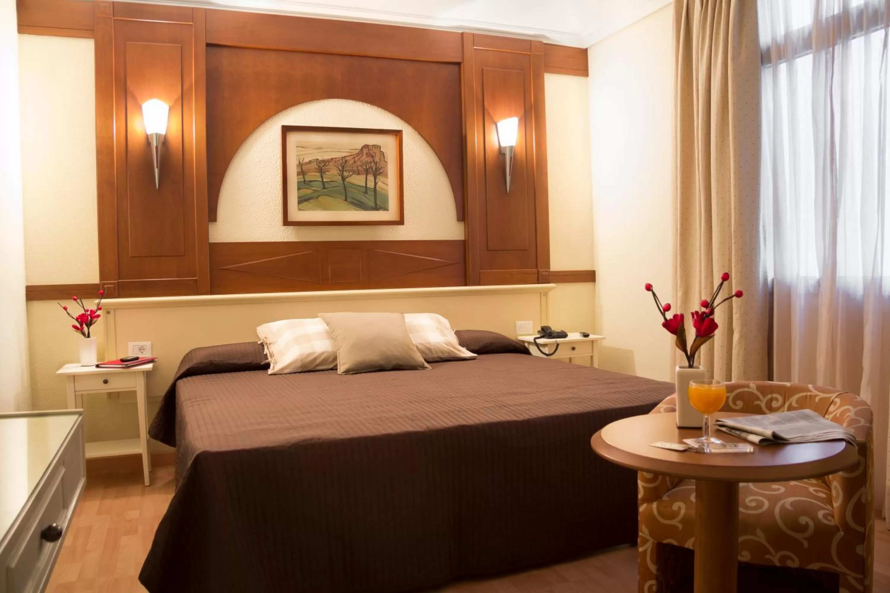 Bed in Hotel Pasarela