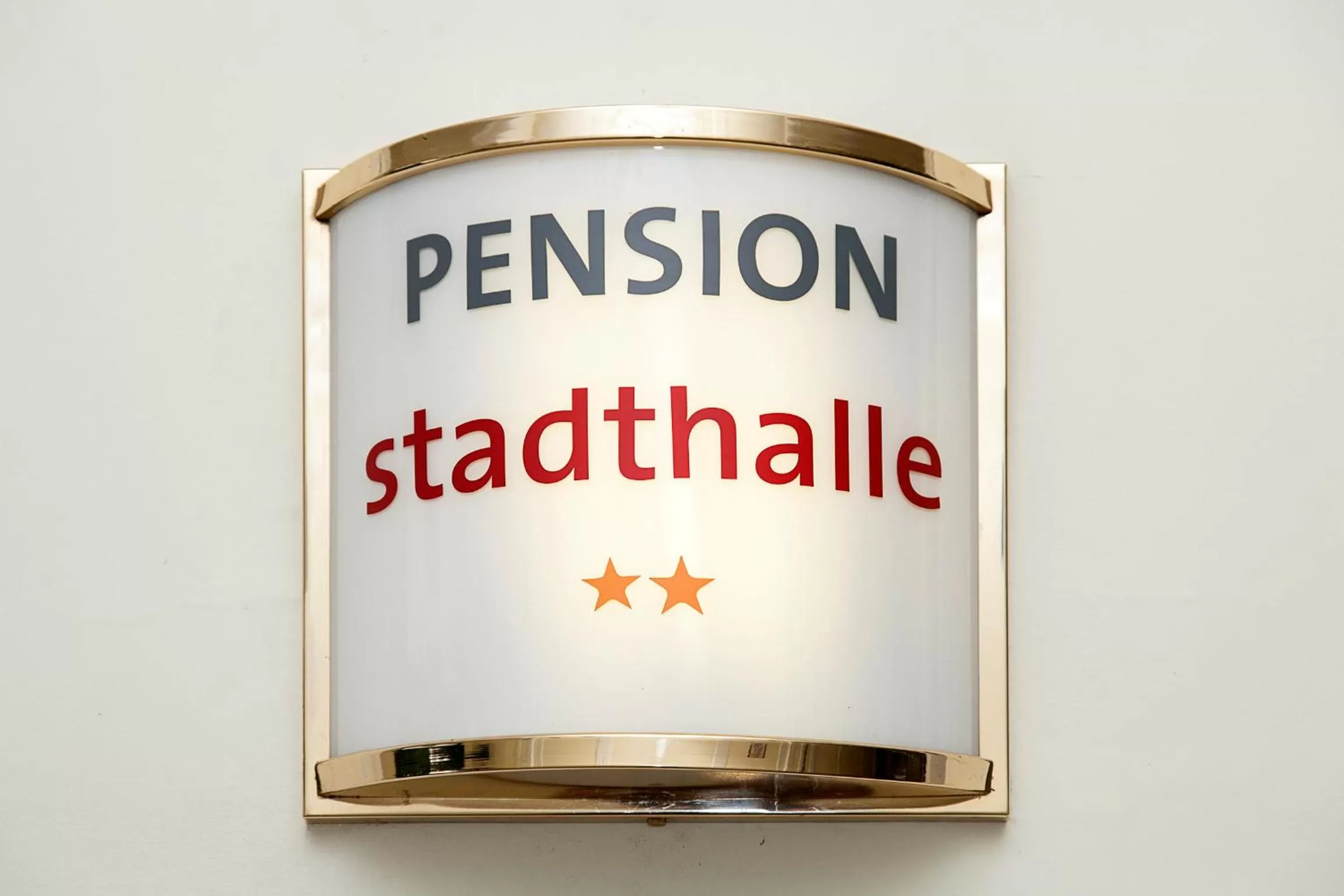 Property logo or sign in Pension Stadthalle