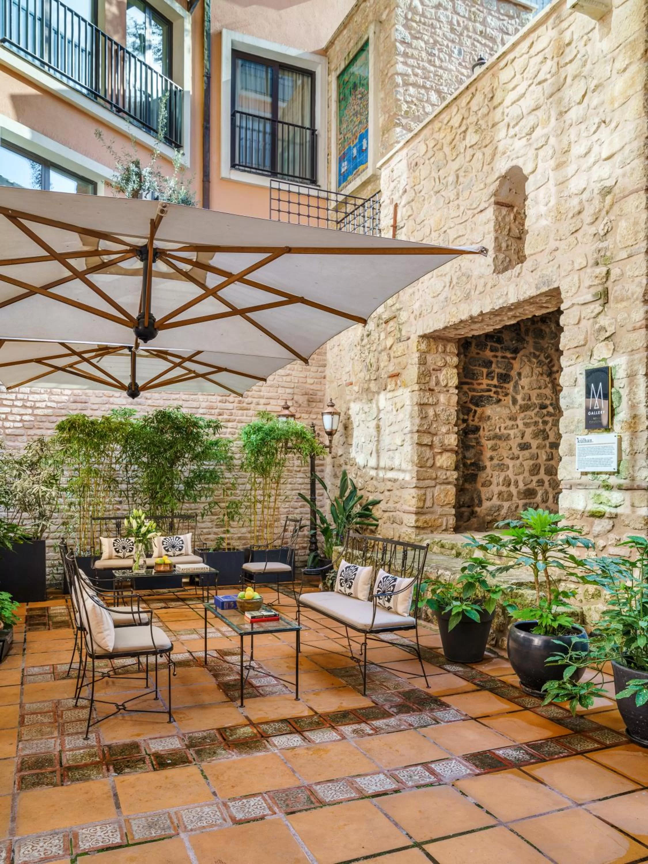 Garden in The Galata Hotel Istanbul - MGallery Collection