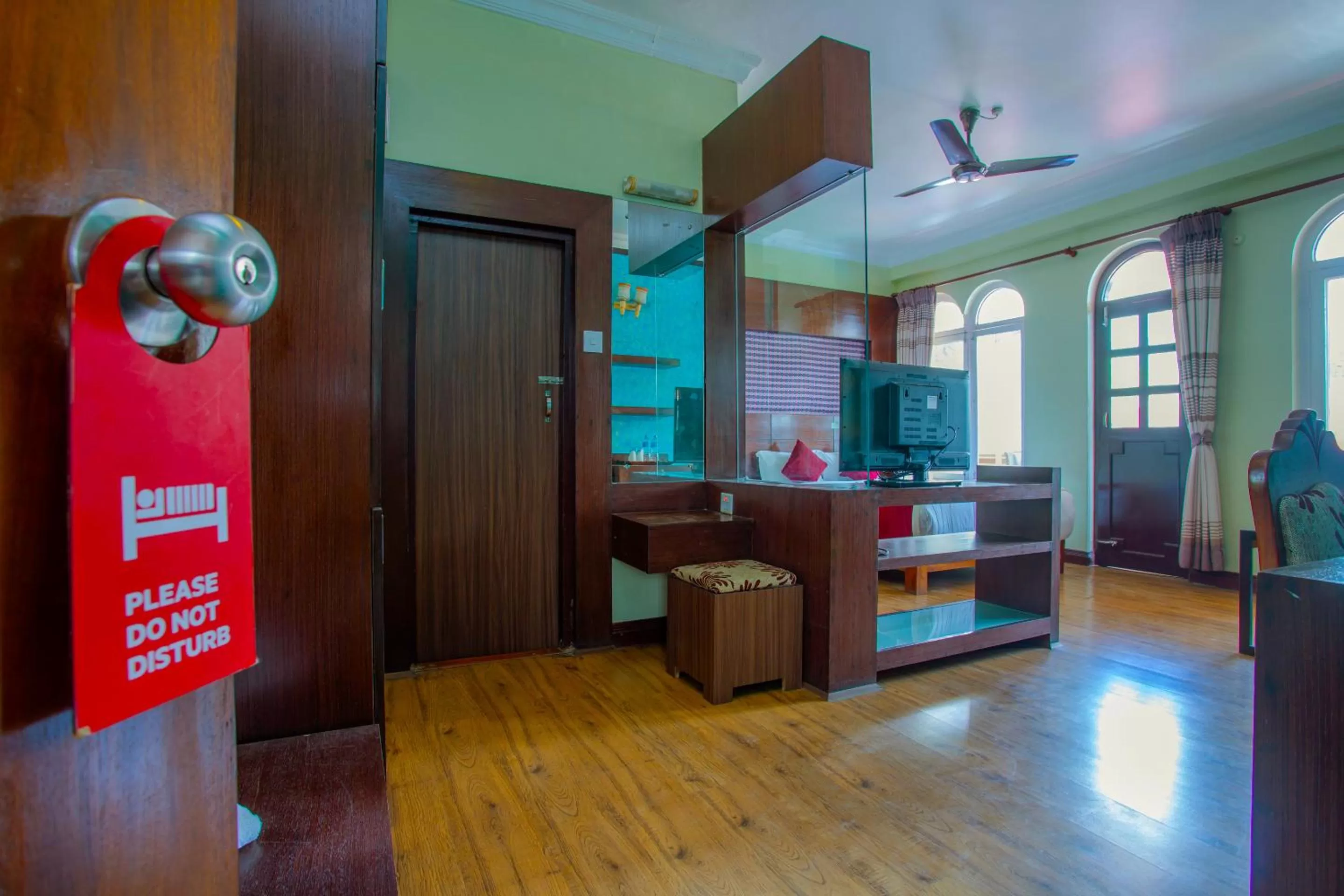 hair dresser in Hotel Snowland