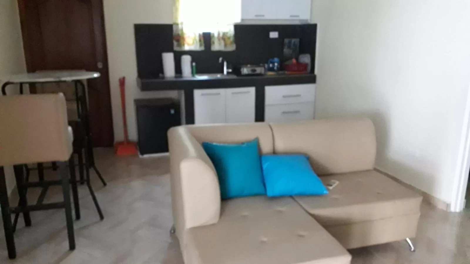 Seating Area in Curasita colour Appartments