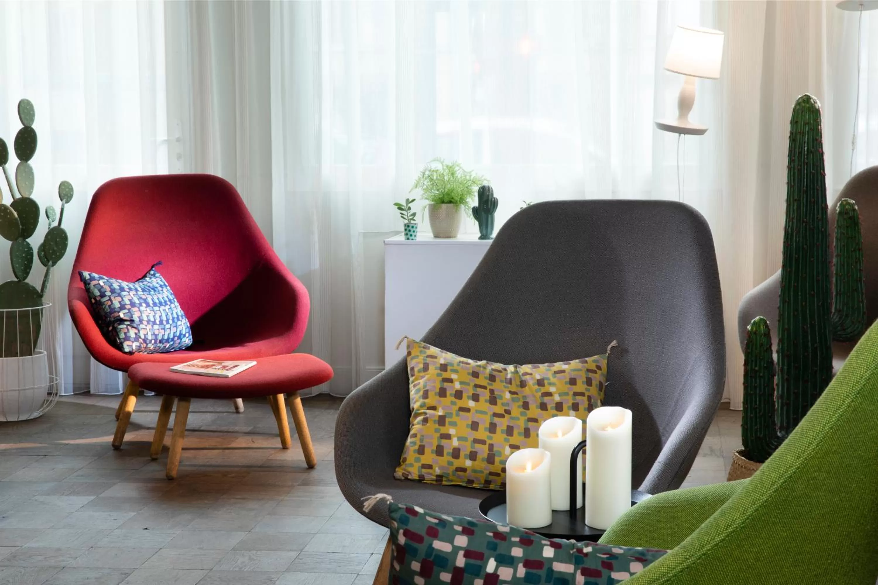 Living room in Hôtel Marais Hôme