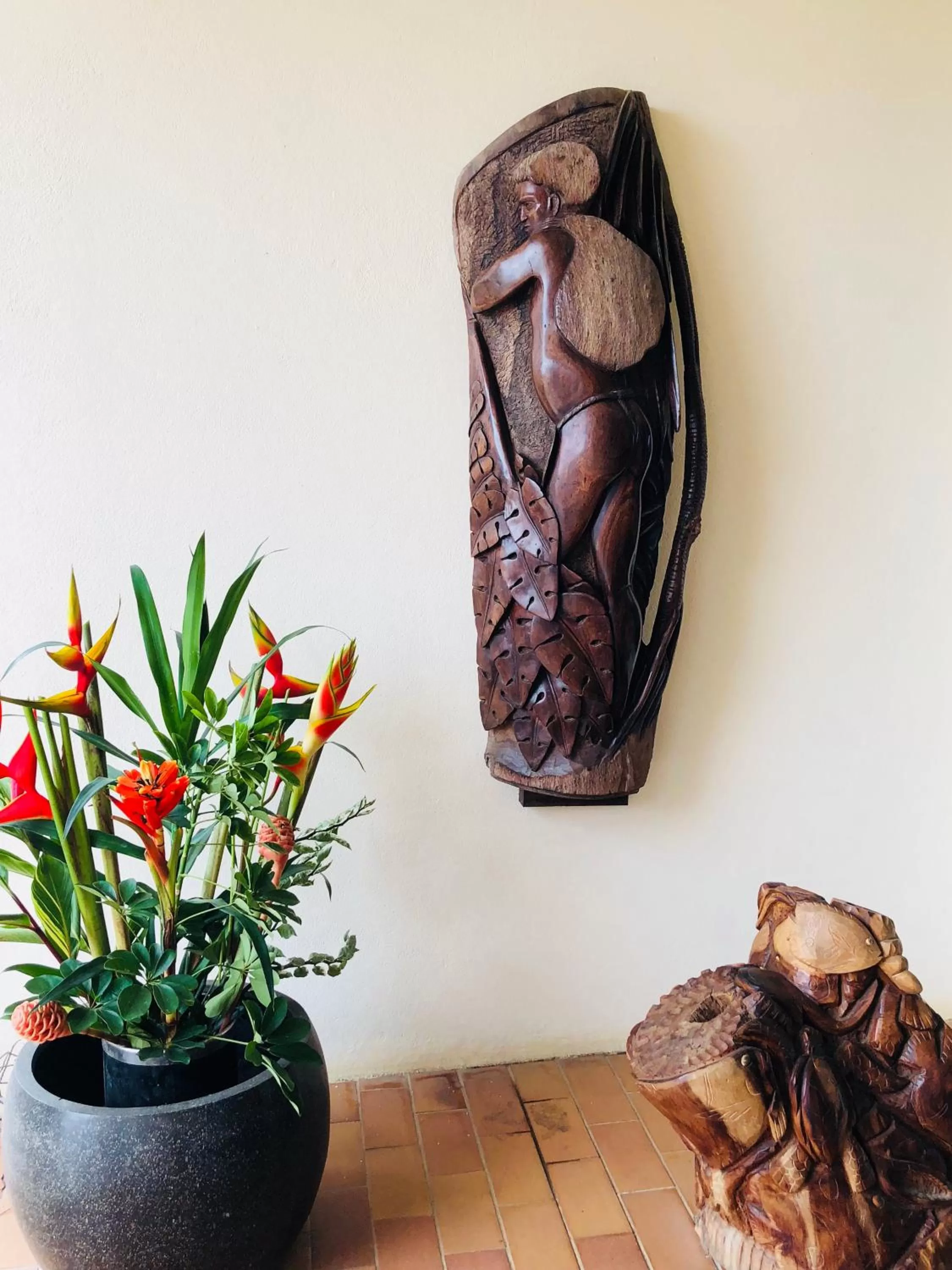 Decorative detail in Hotel Santo Vanuatu