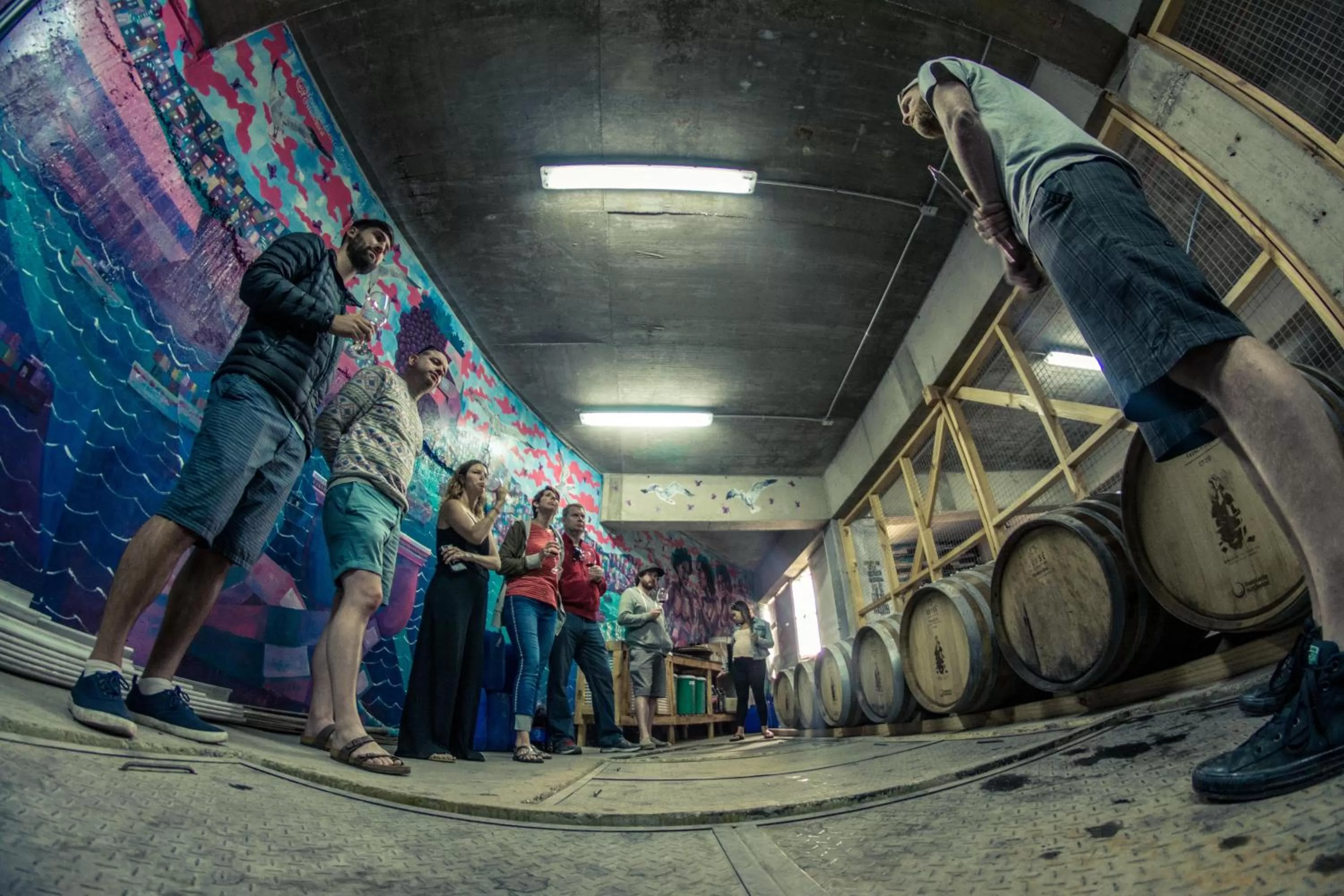 On site in Hotel Winebox Valparaiso