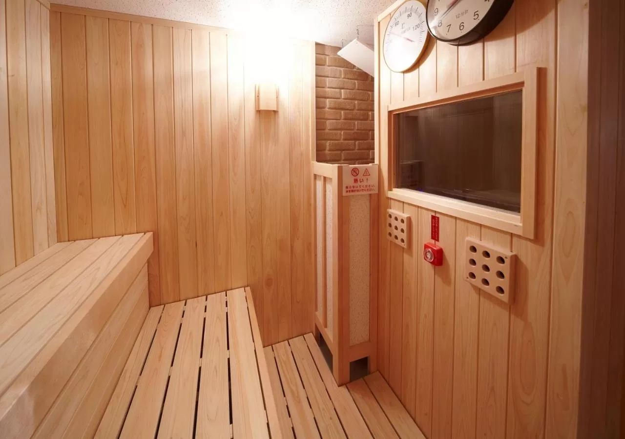 Sauna in Dormy Inn Hiroshima