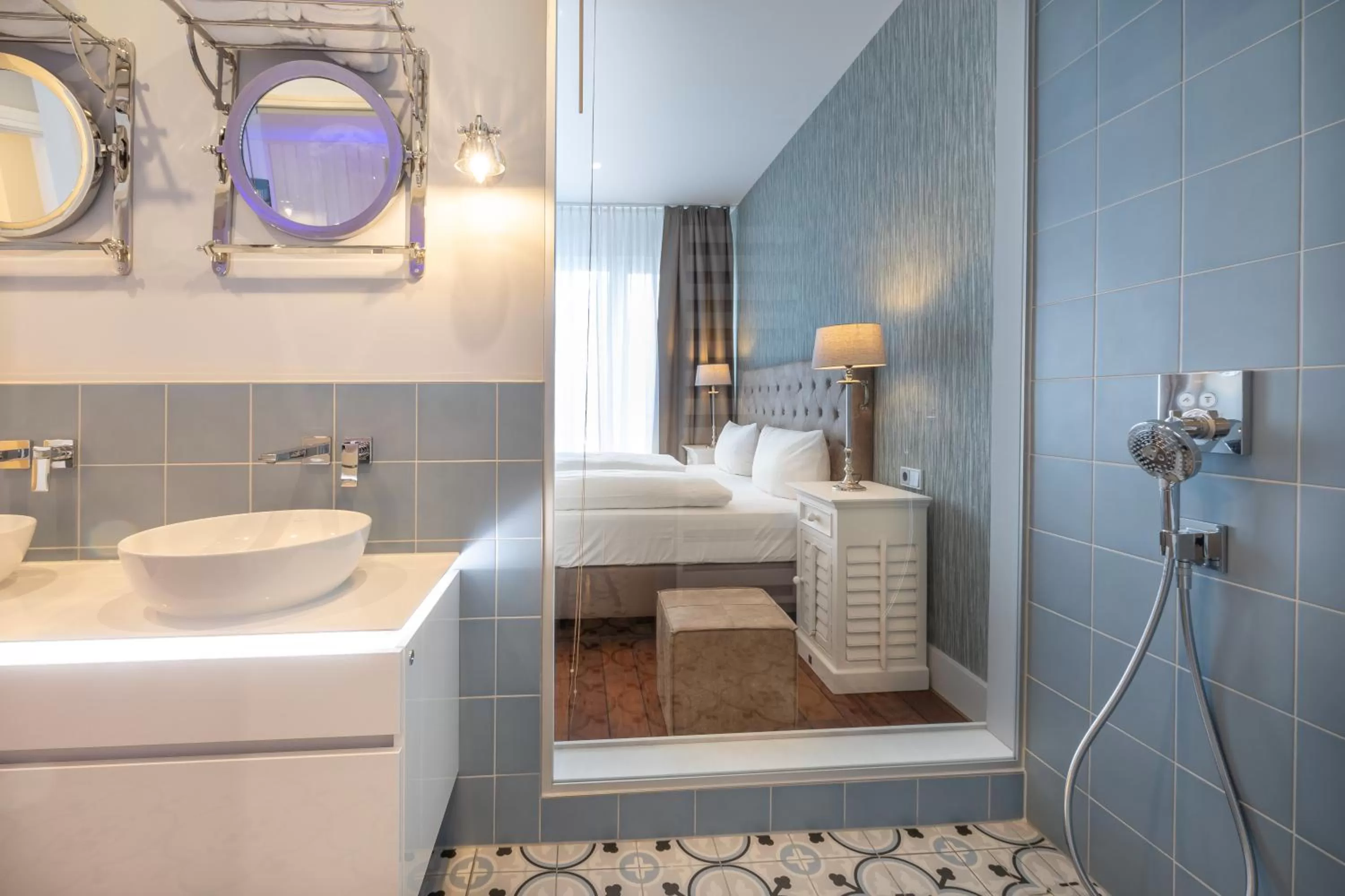 Bathroom in Hotel Vier Jahreszeiten Binz