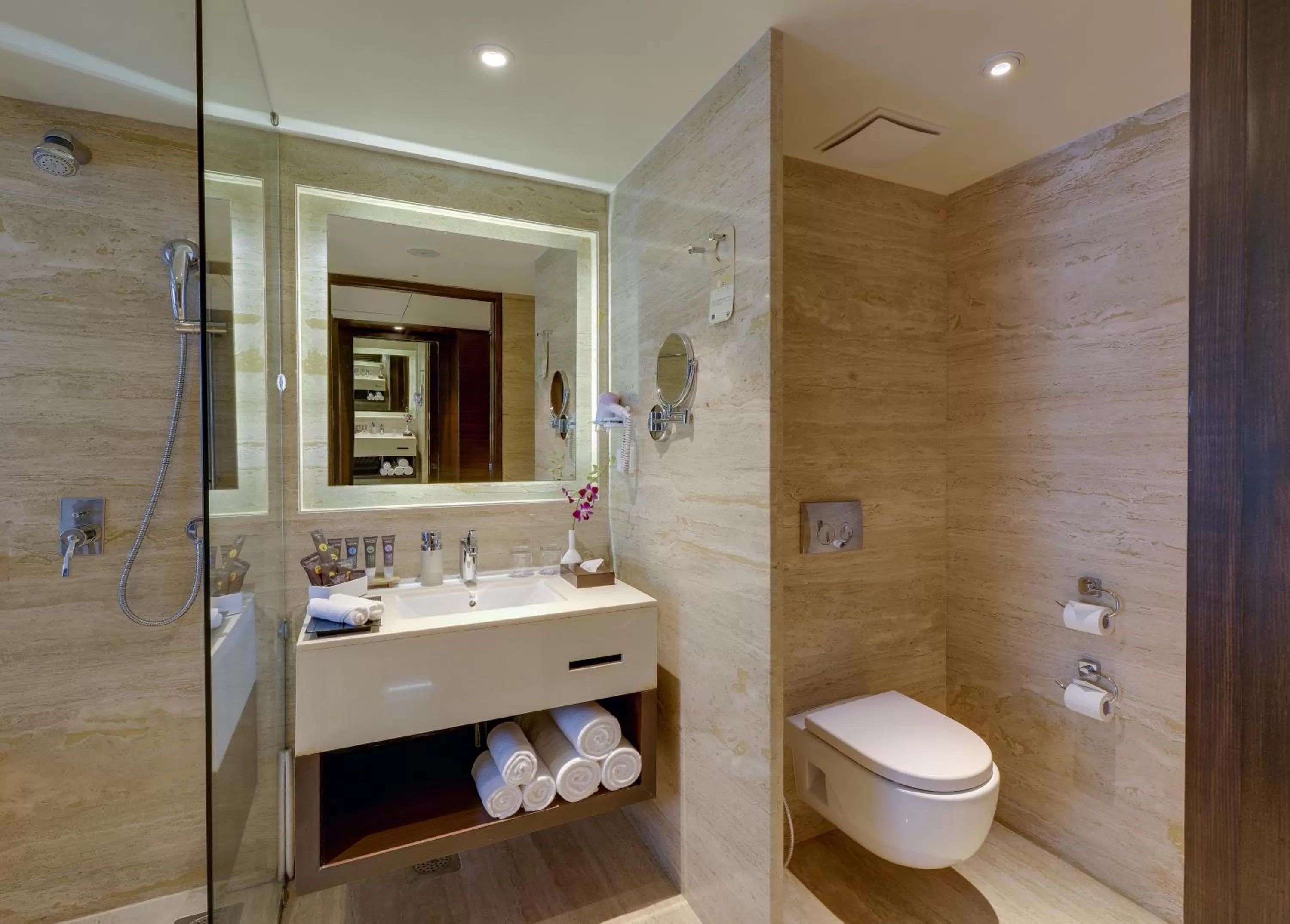 Shower in Novotel Goa Candolim