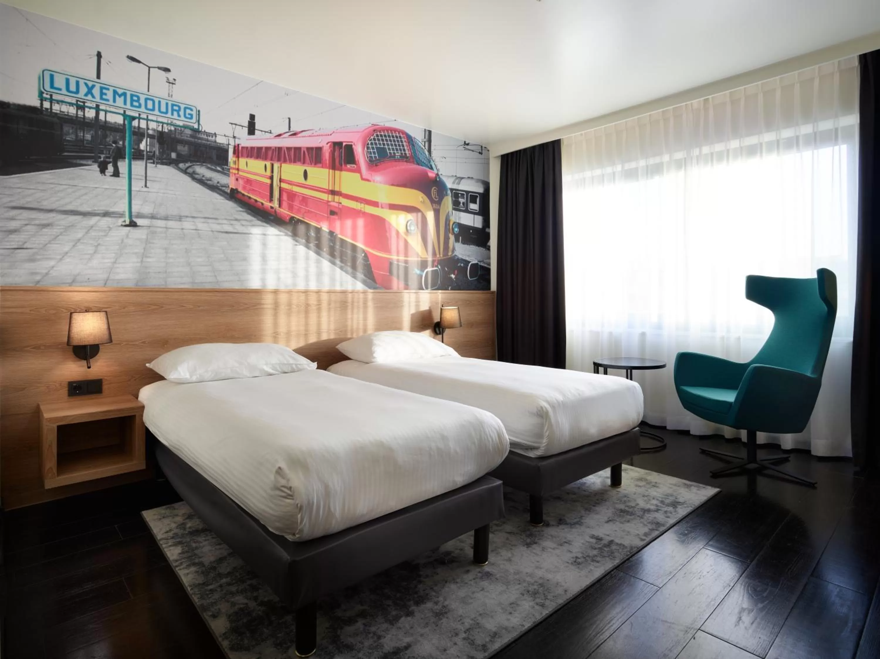 Bedroom, Bed in Park Inn by Radisson Luxembourg City