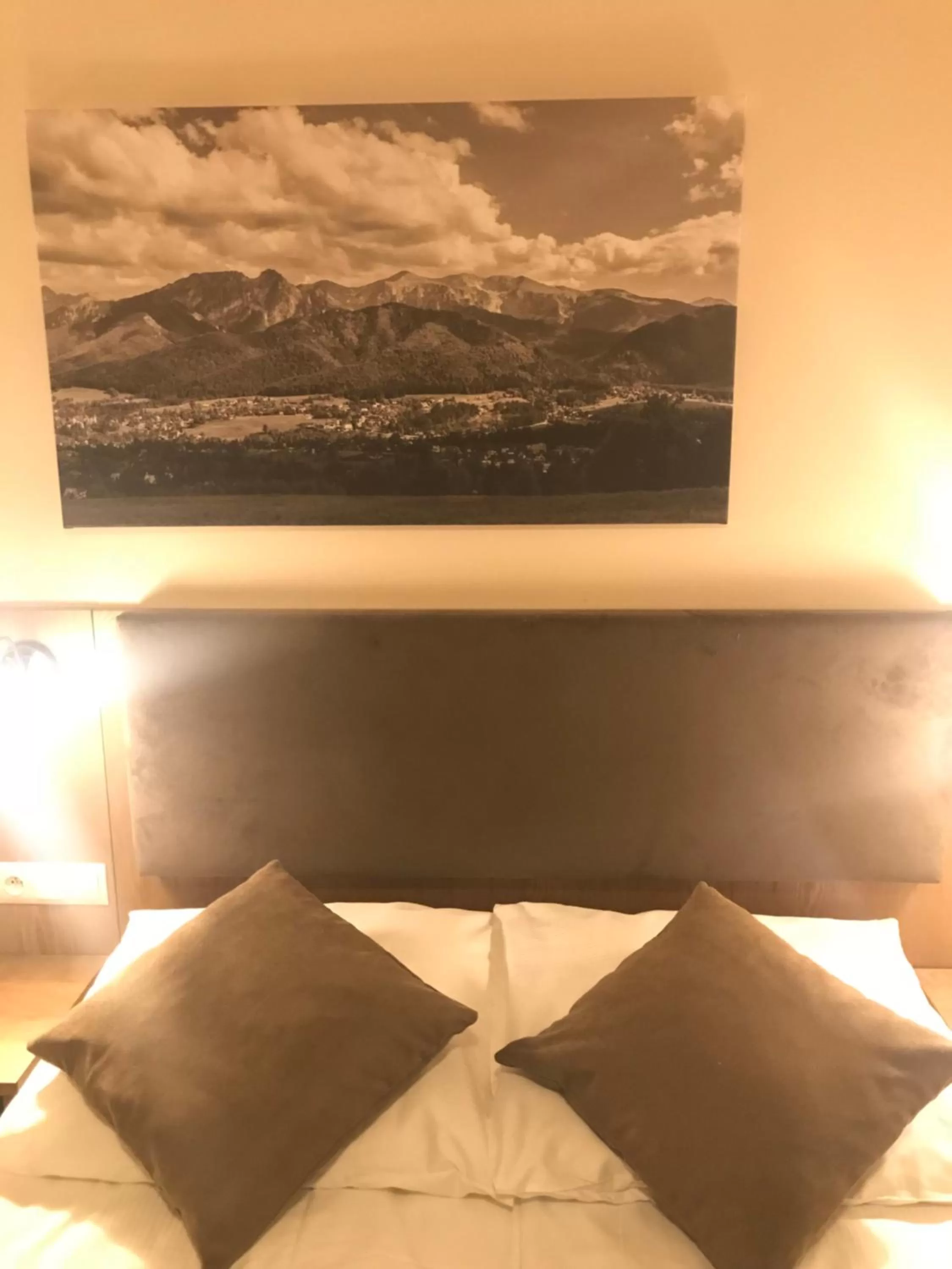 Bed in Zajazd Białczański Dom Wypoczynkowy Restauracja