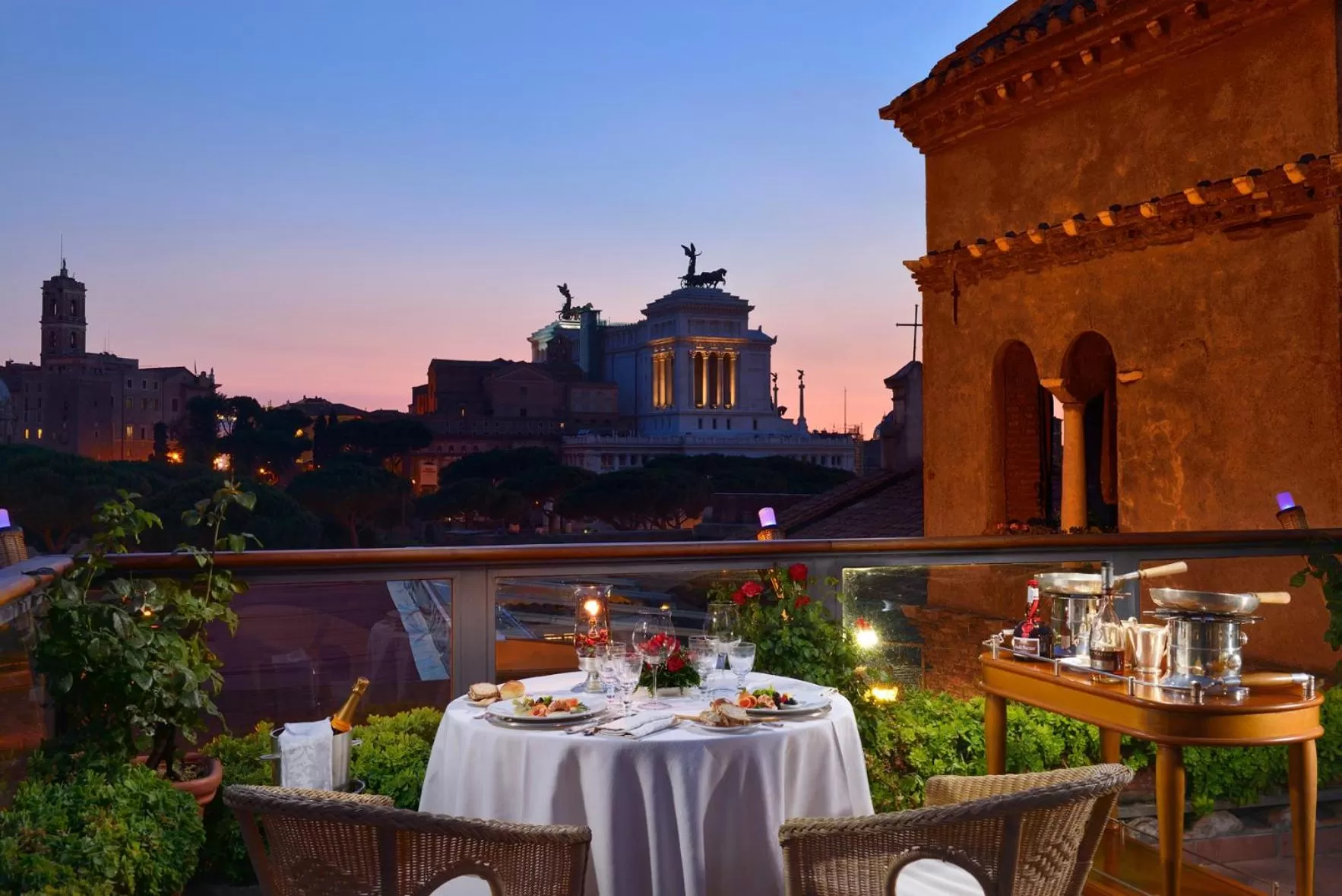 City view in Hotel Forum