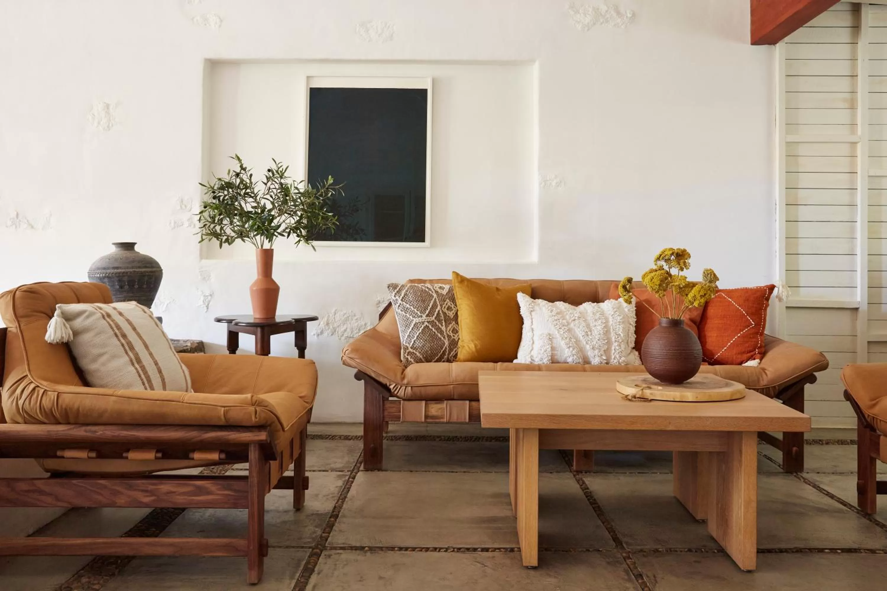 Living room in Sparrows Lodge