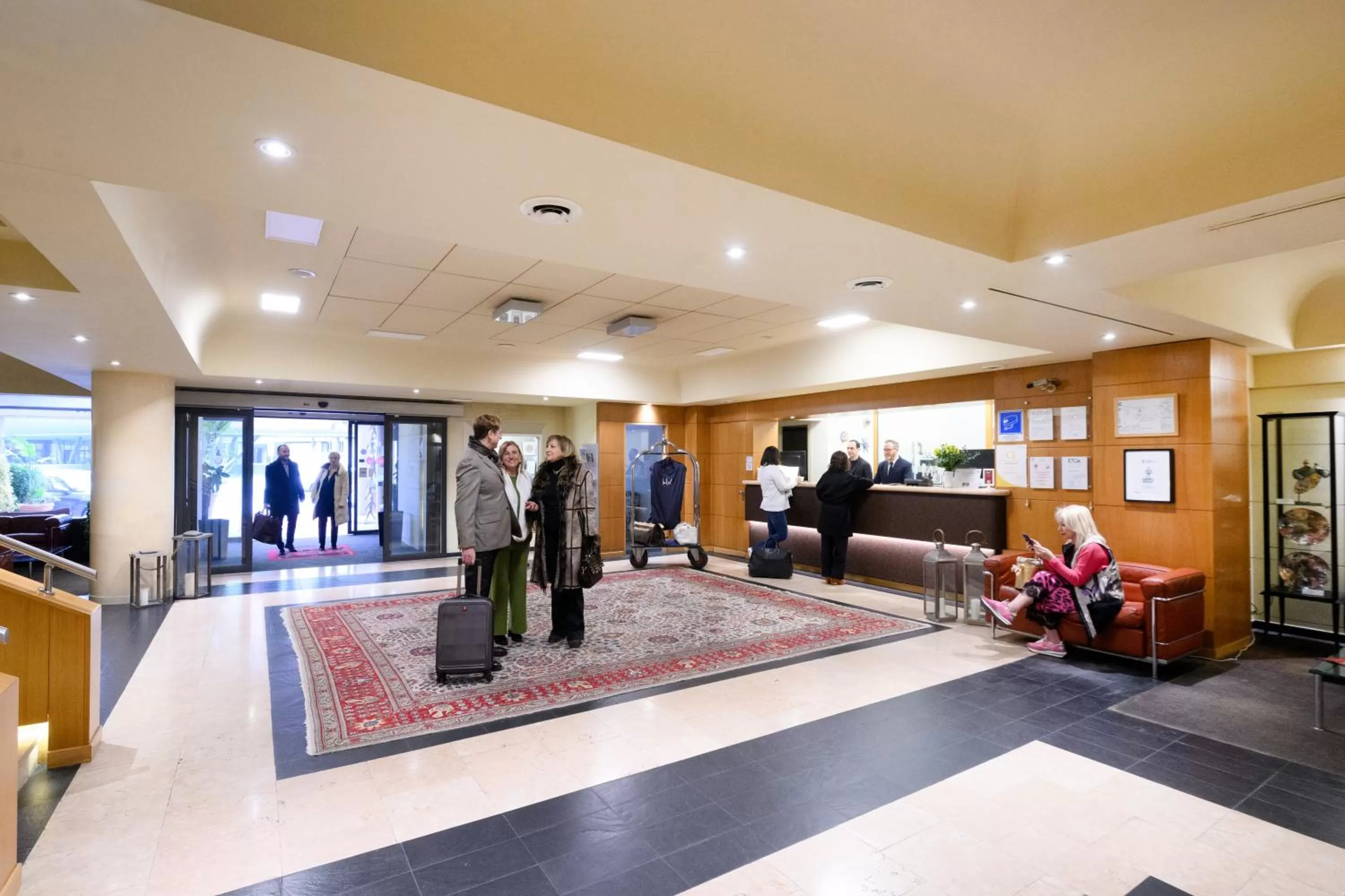 Lobby or reception in Art Hotel Museo