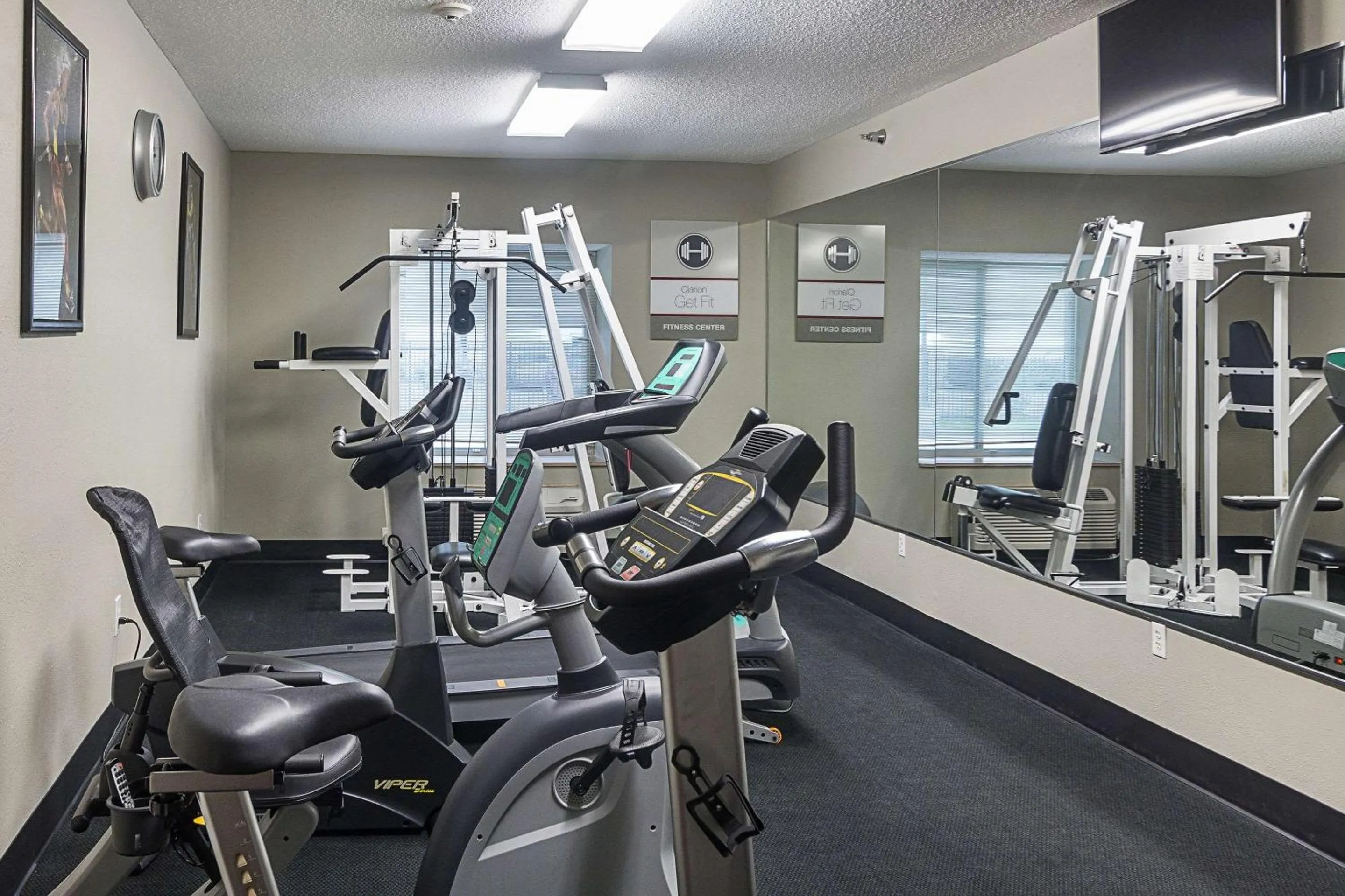 Fitness centre/facilities in Quality Inn & Suites West Chase