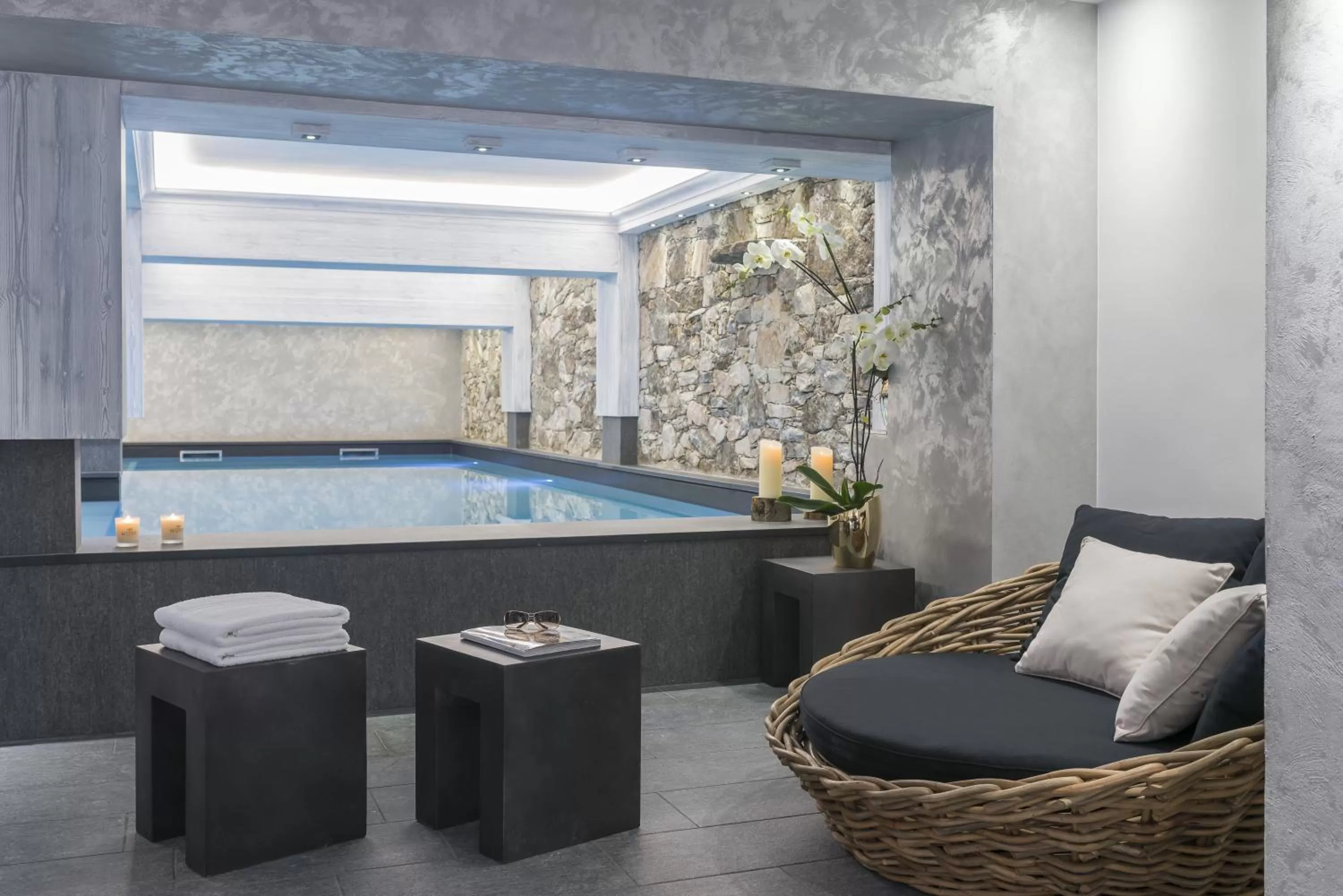 Swimming pool in Hotel La Chaudanne