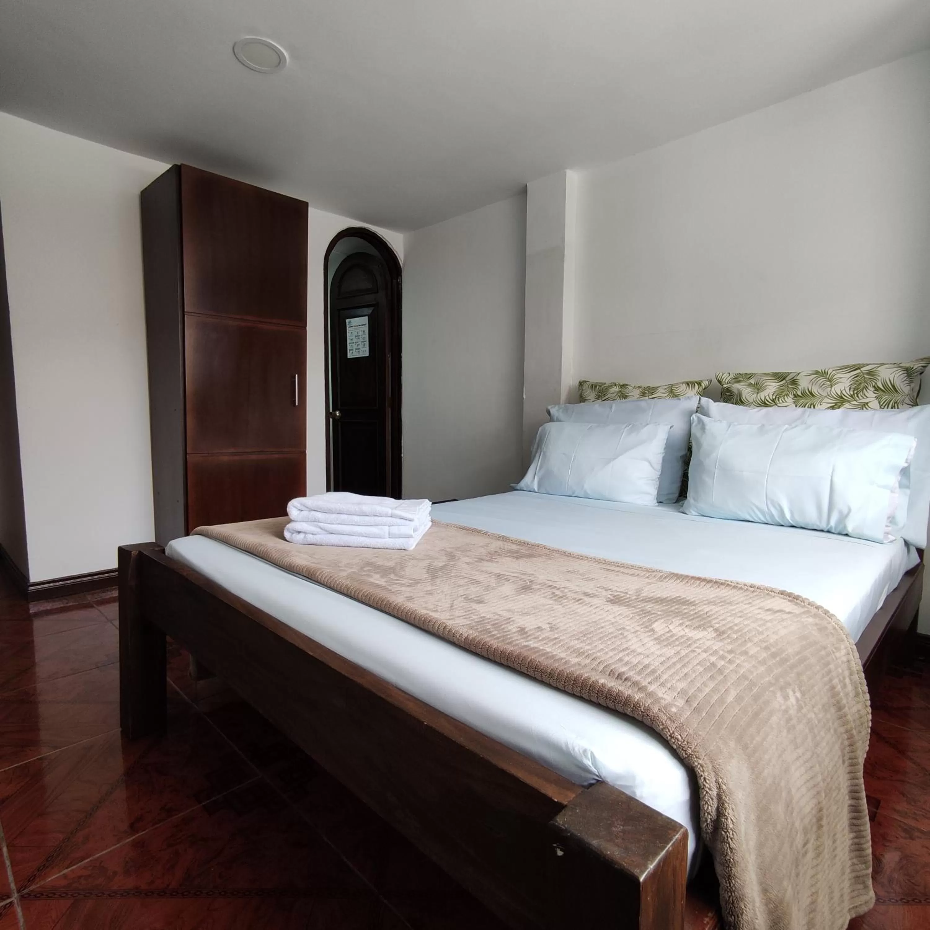 Bed in Hosteria De Mi Pueblo