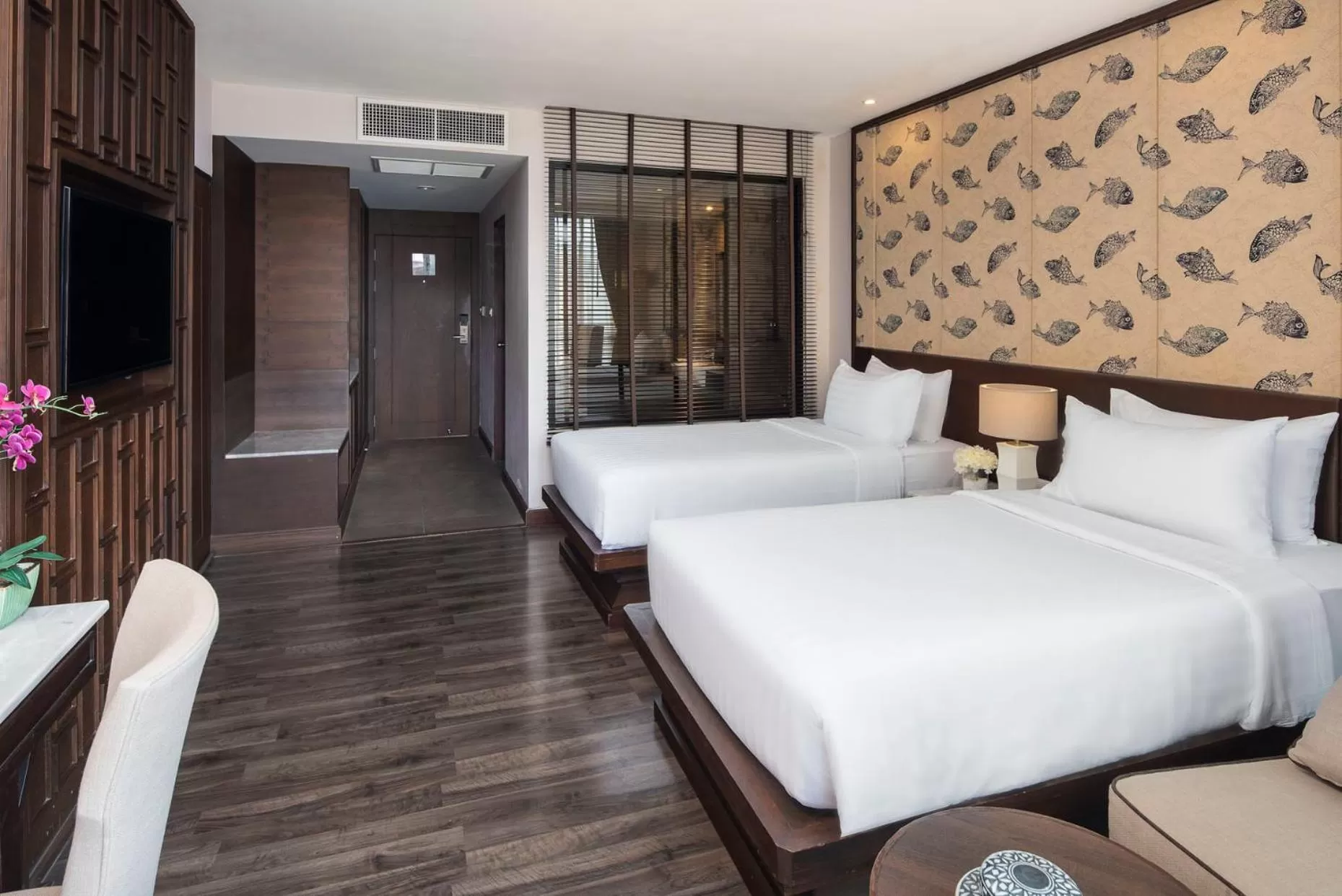 Photo of the whole room, Bed in Casa Nithra Bangkok